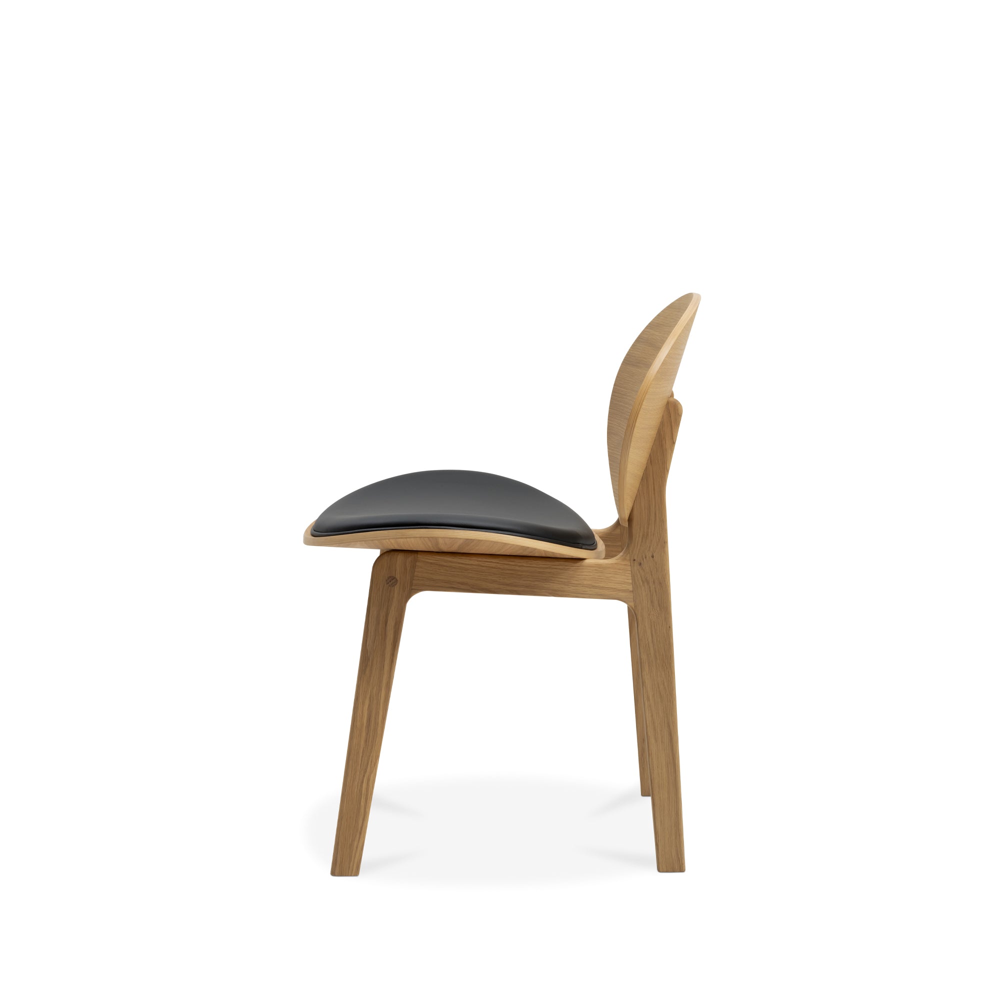 Arna 04 Black Leather Dining Chair