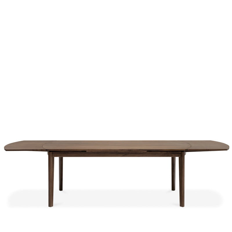 Arna Curve Dining Table Extendable (Walnut)