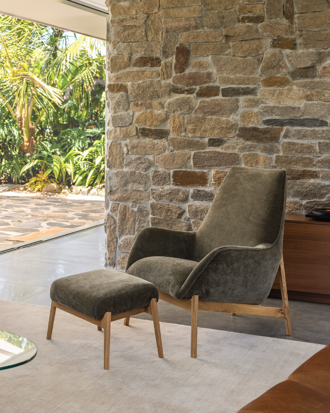 Arna High Back Armchair