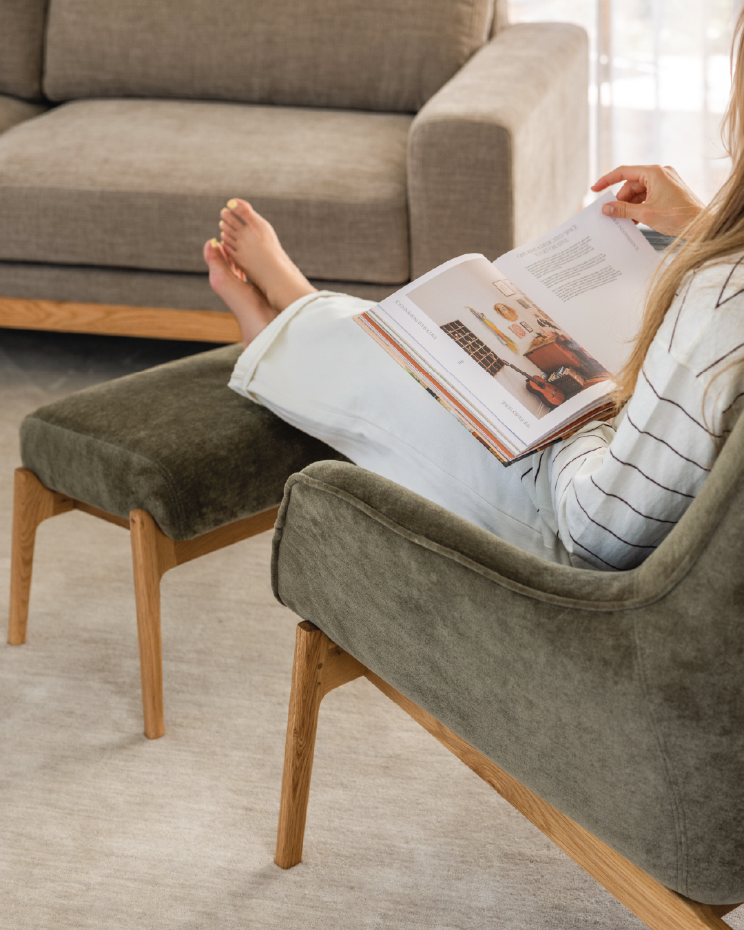 Arna High Back Armchair