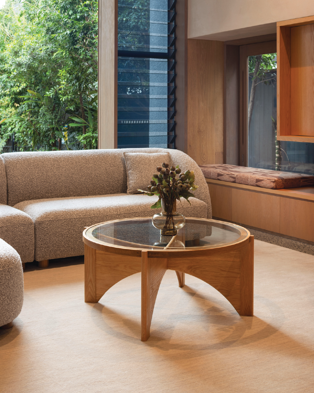 Art Coffee Table - Oak