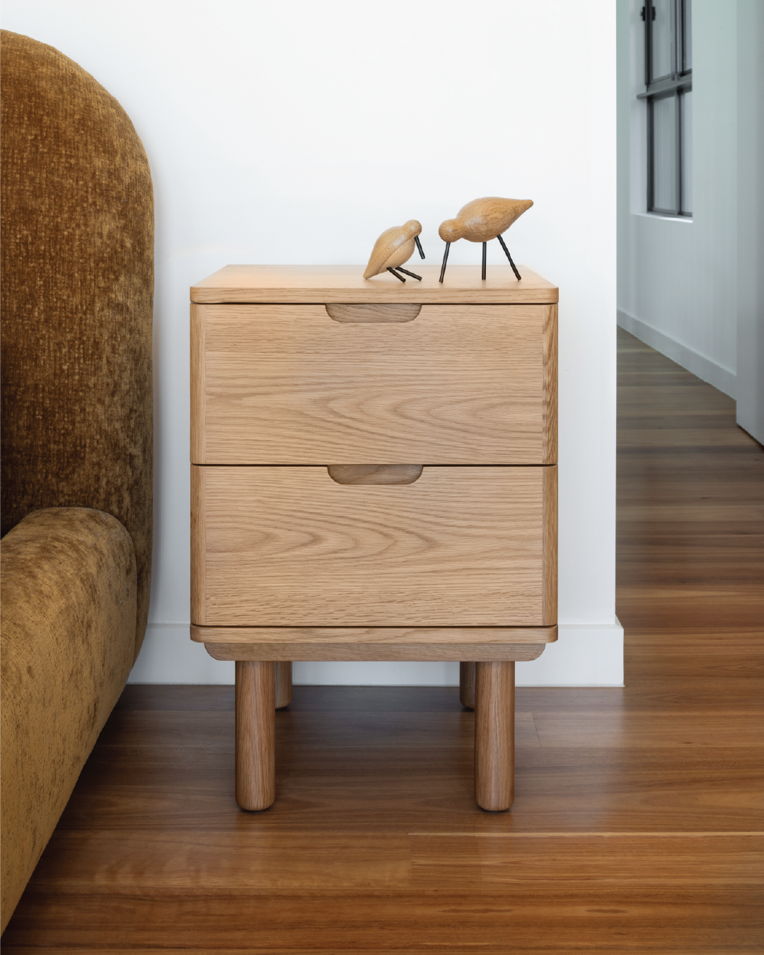 Orrma Bedside Drawers - Oak Nat