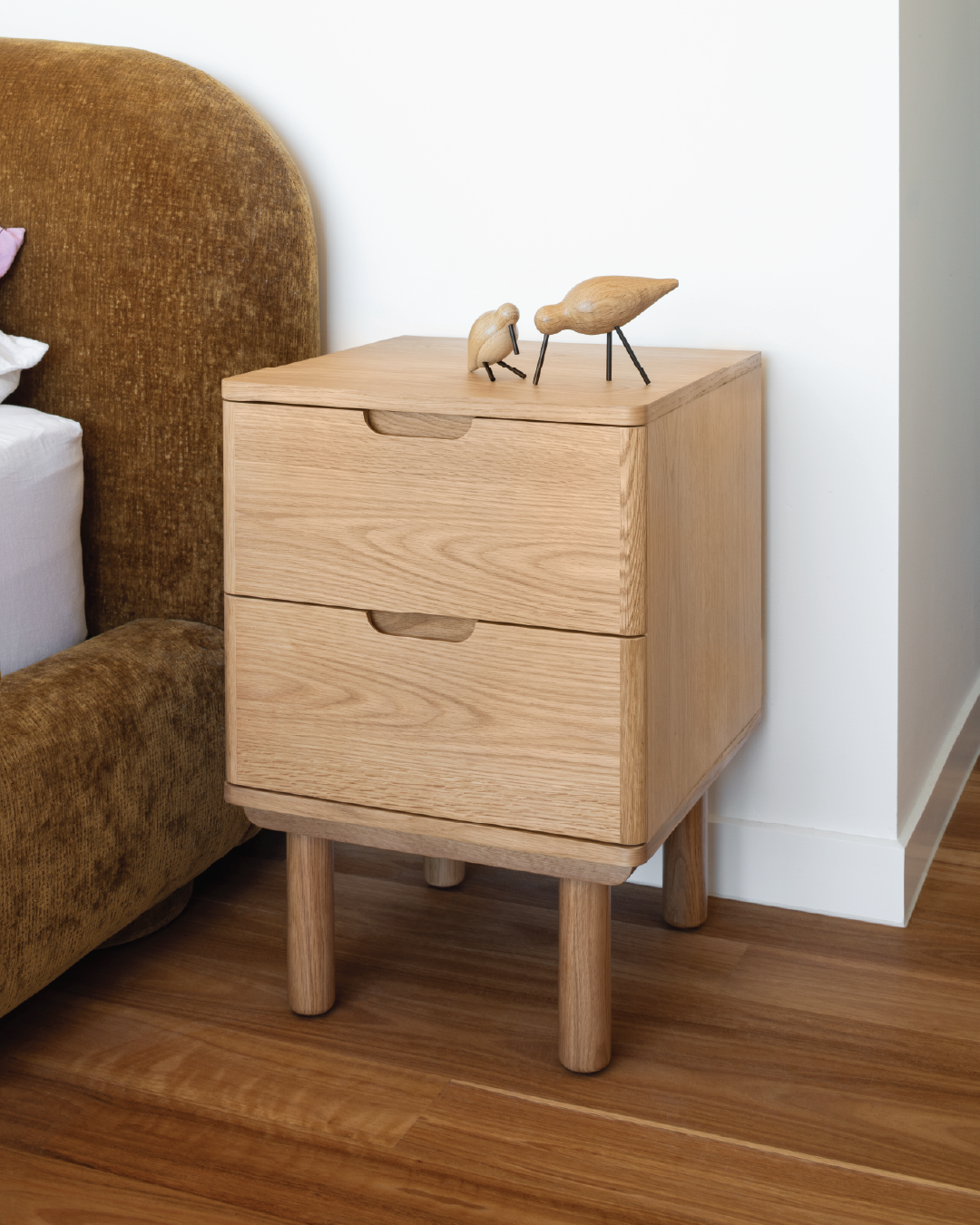 Orrma Bedside Drawers - Oak Nat