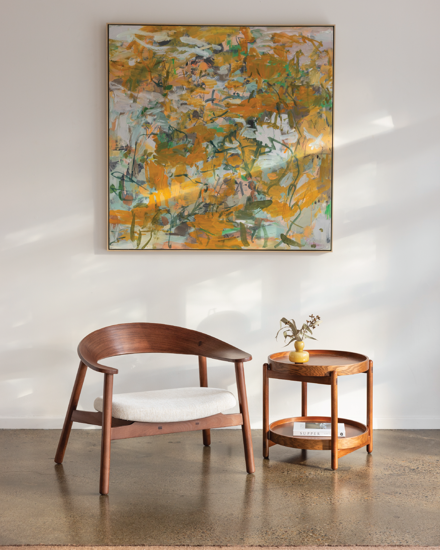 Bentwood Armchair Sandstone