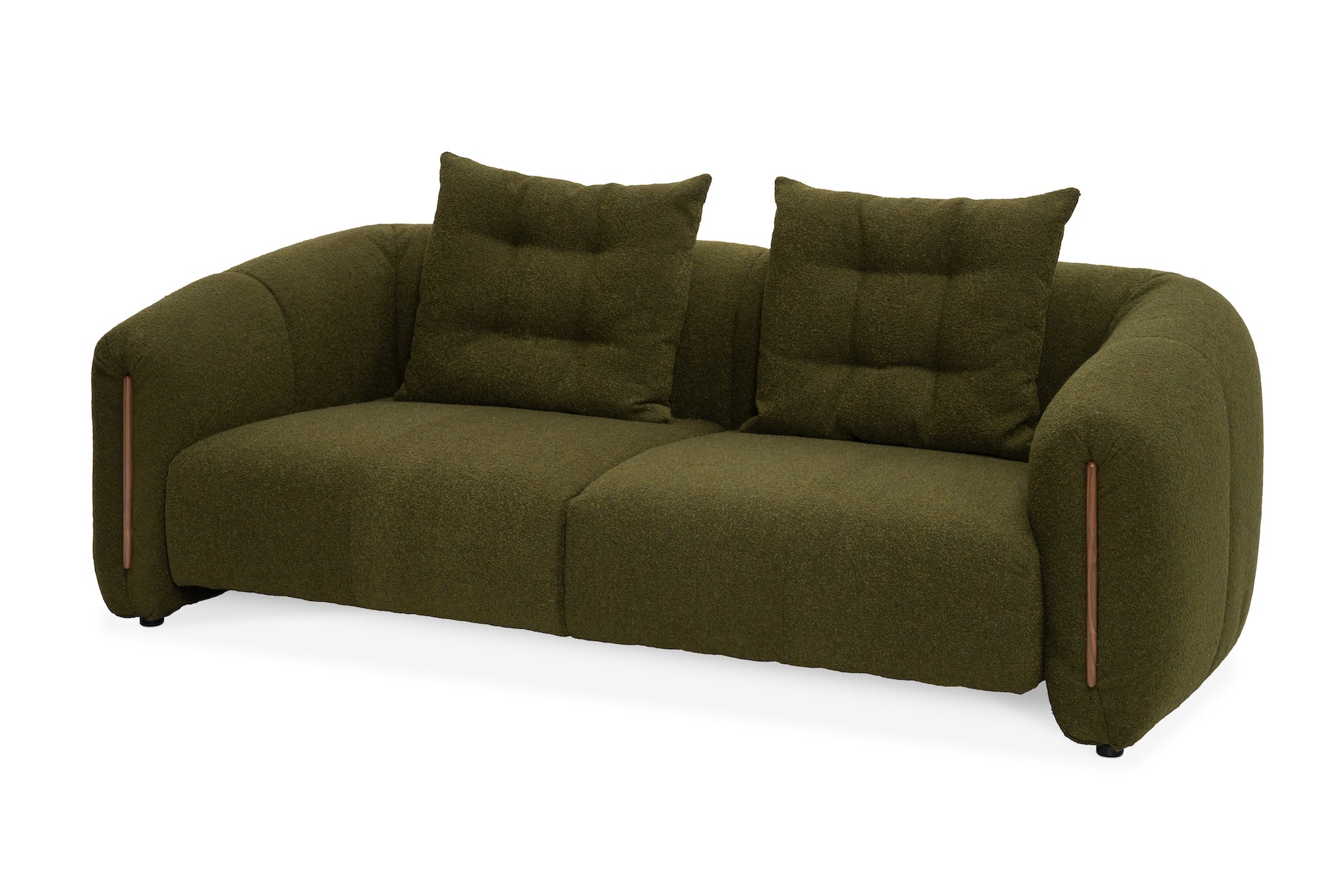 Kurva 3 Seat Sofa Moss