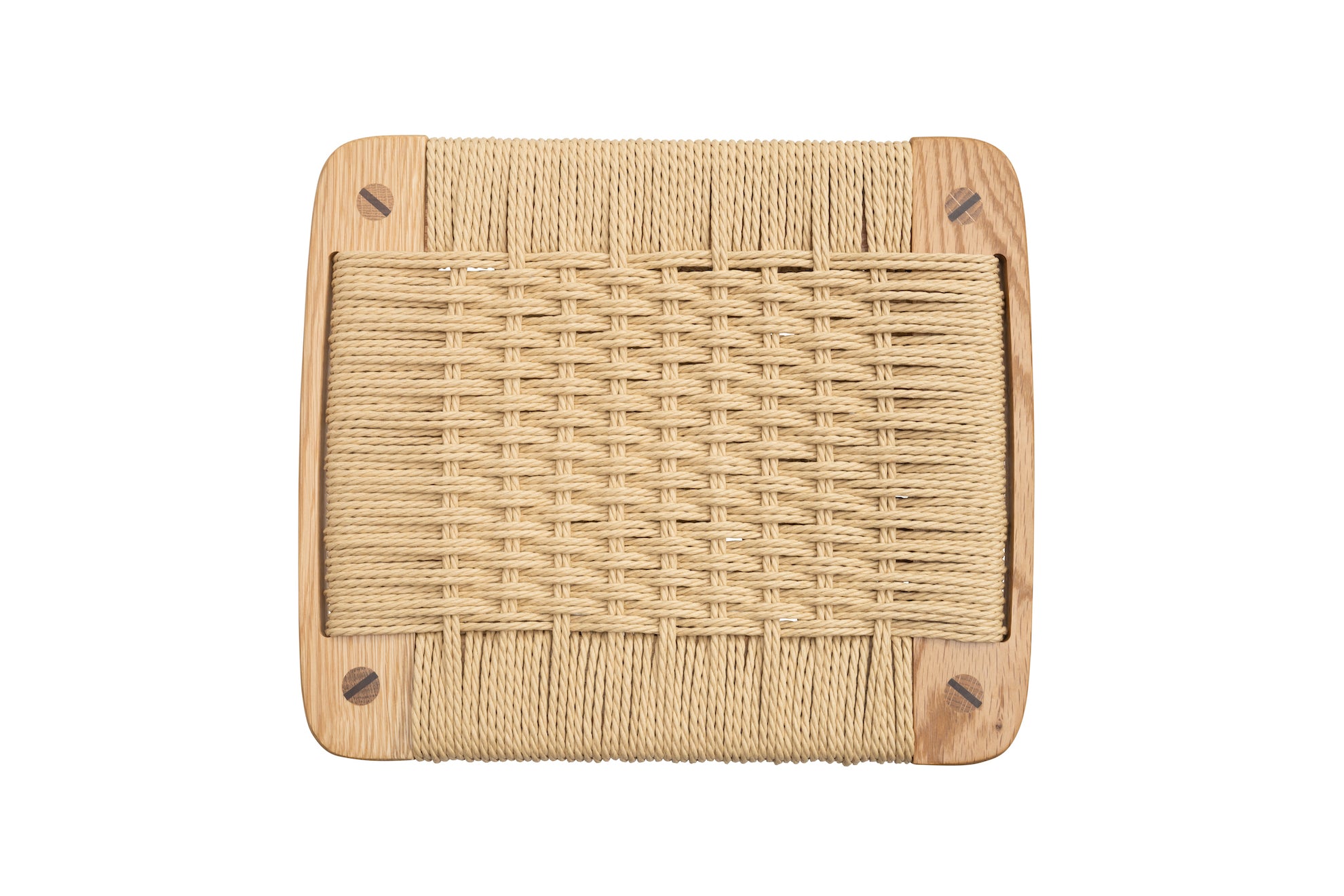 Forest Oak Paper Cord Counter Stool