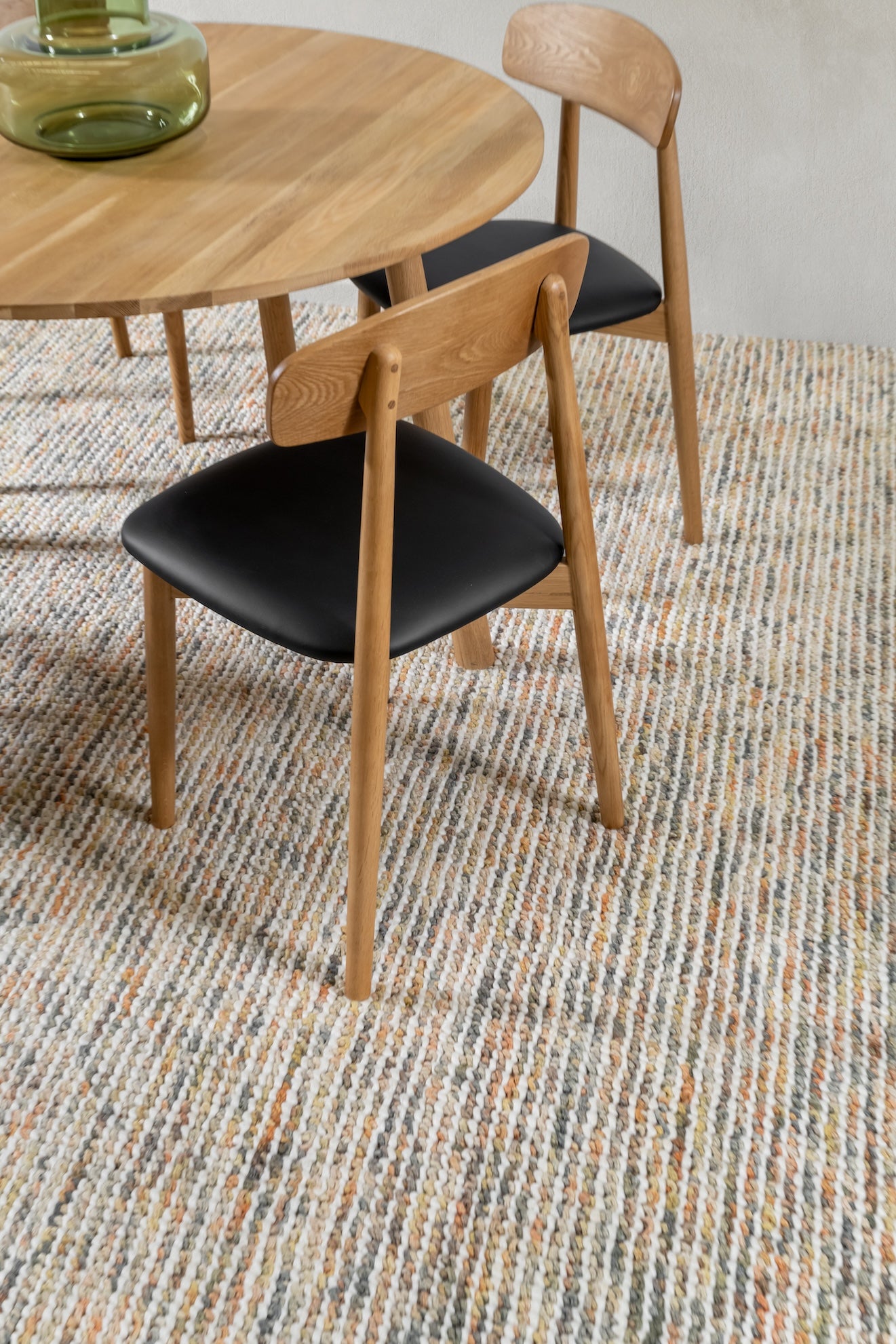 Forest 03 Black Leather Dining Chair