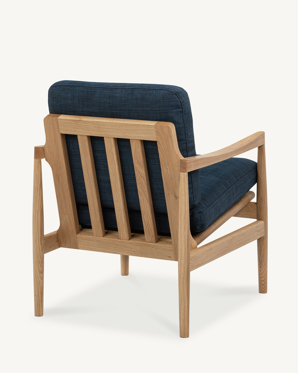Den Armchair - Oak & Fabric