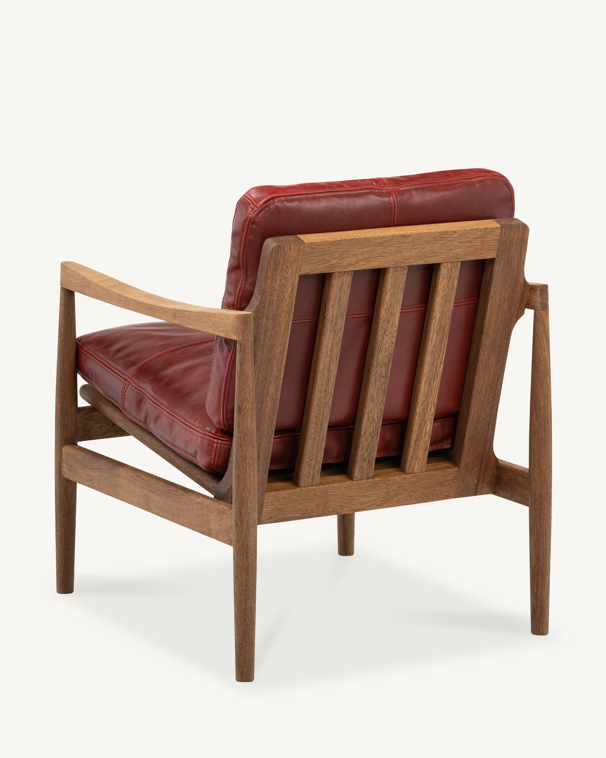 Den Armchair - Walnut & Leather