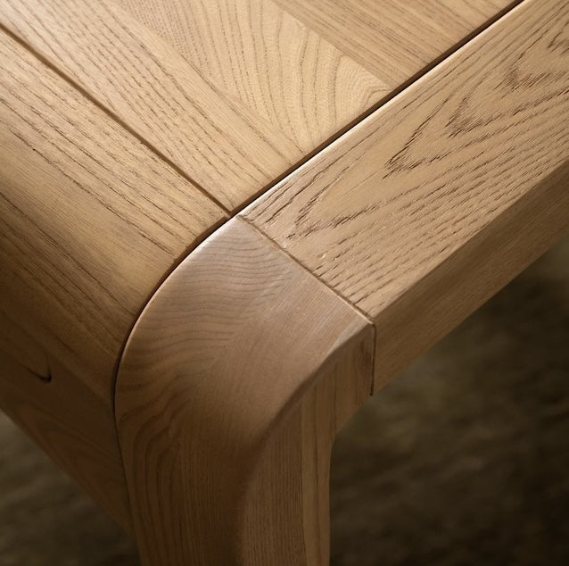 Kontor Solid Elm Timber Office Desk