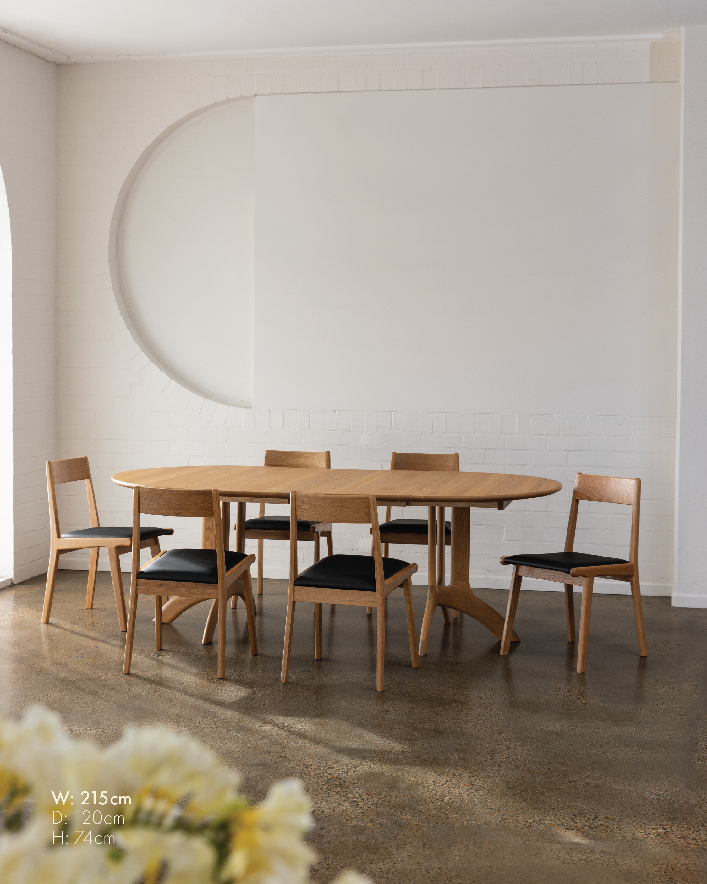 Extendable Solid Timber Dining Table