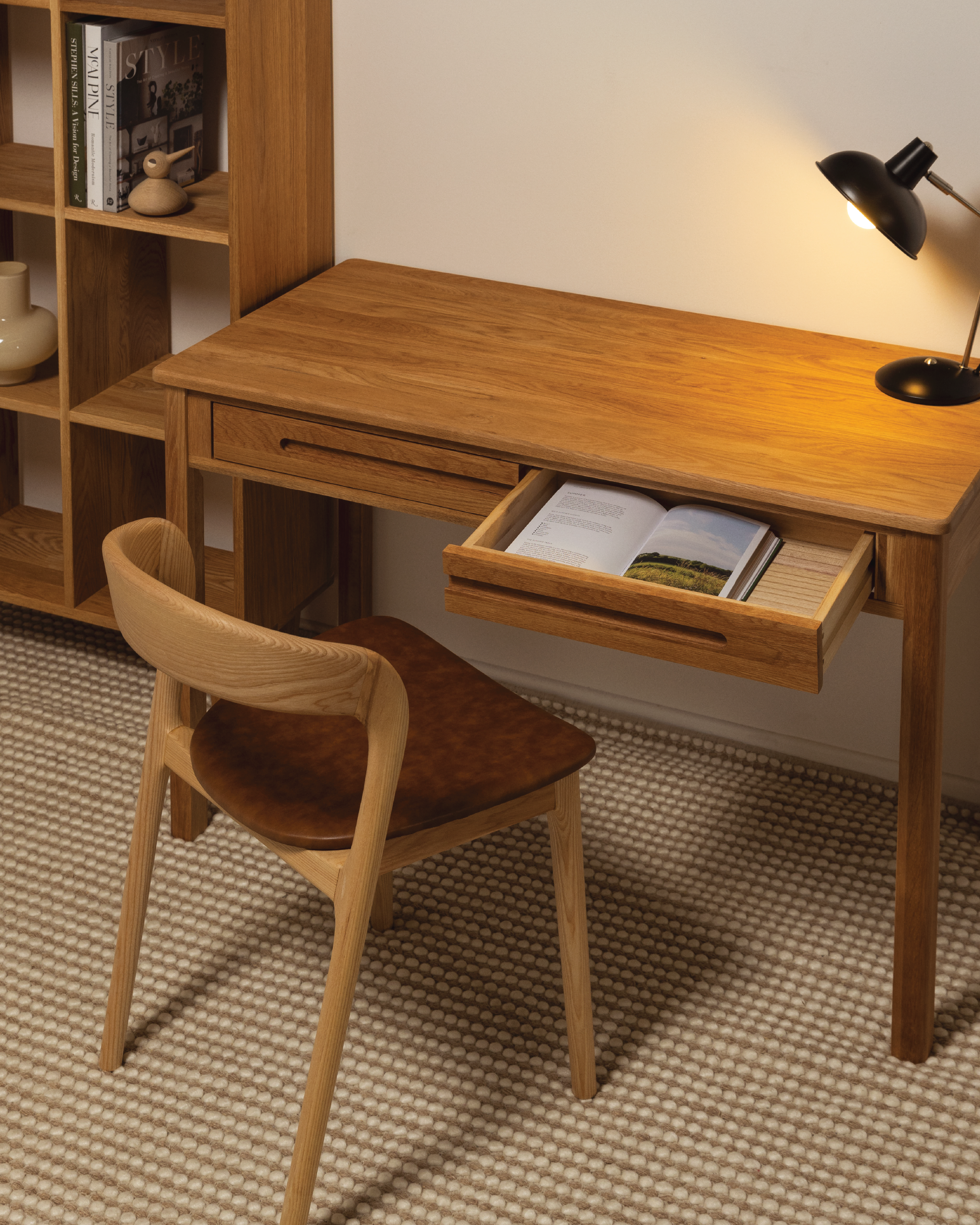Forest Solid Oak Office Desk
