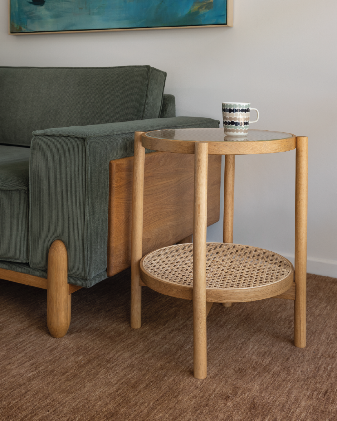 Forest Round Rattan Side Table