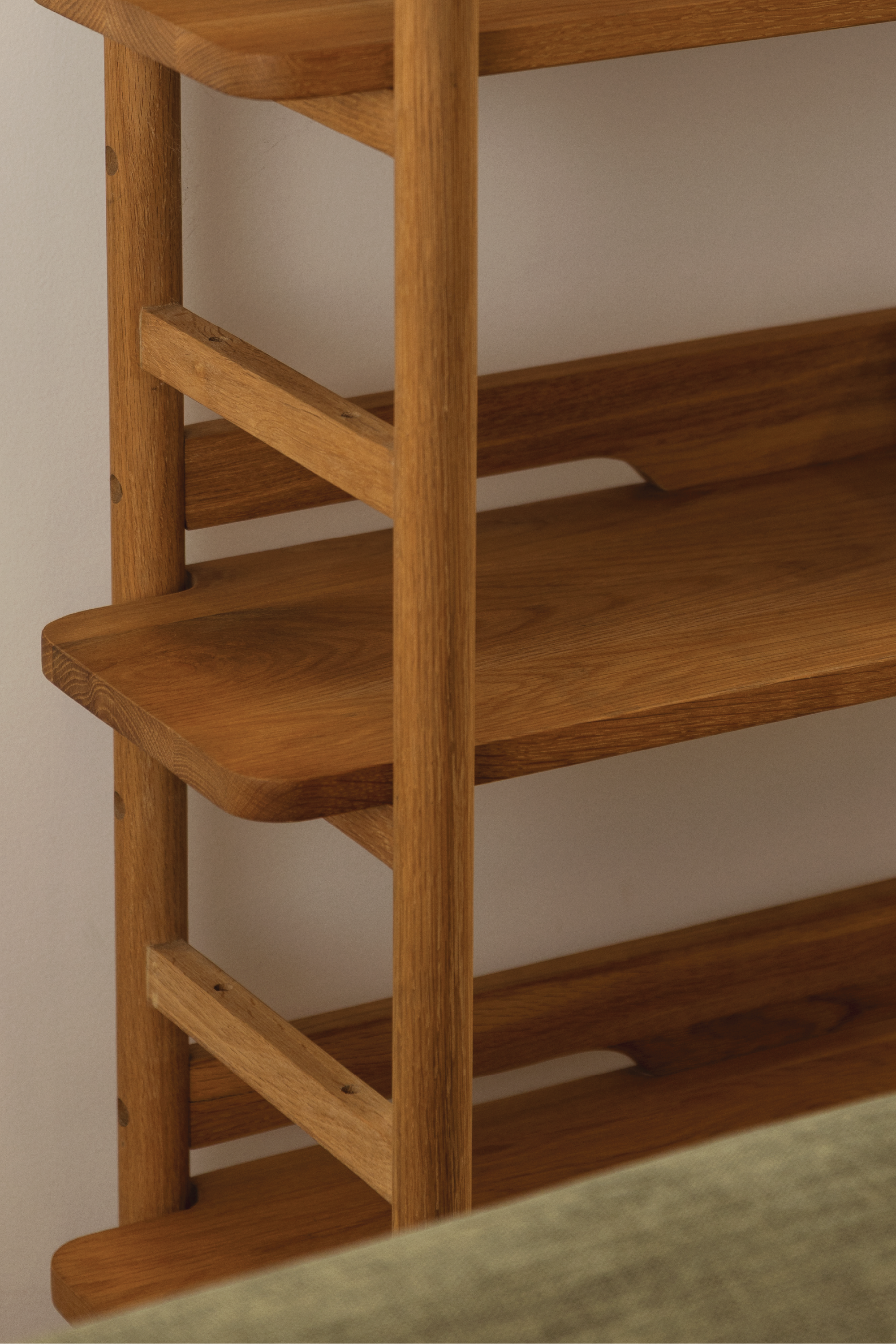 Forest 01 Solid Oak Bookcase
