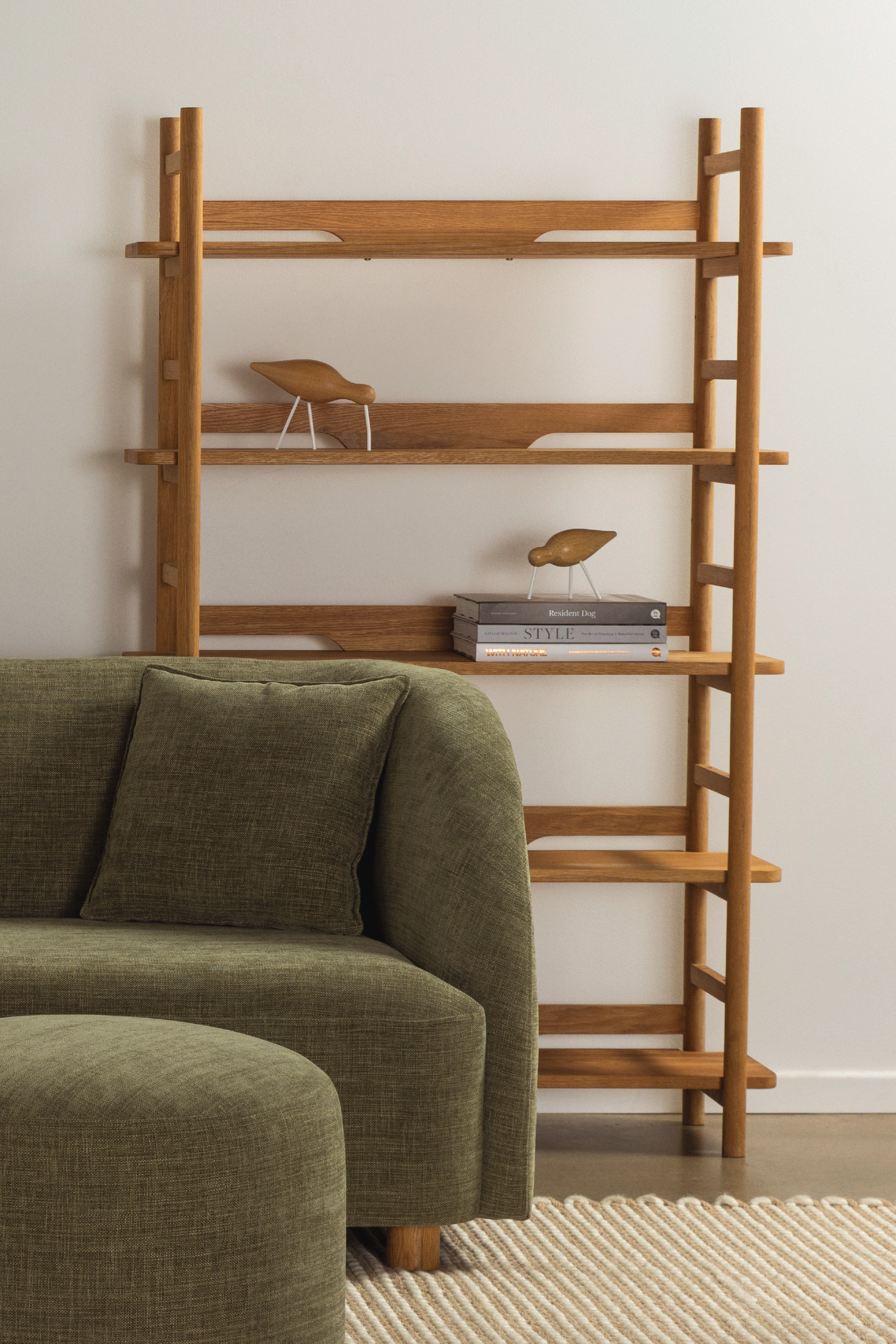 Forest 01 Solid Oak Bookcase
