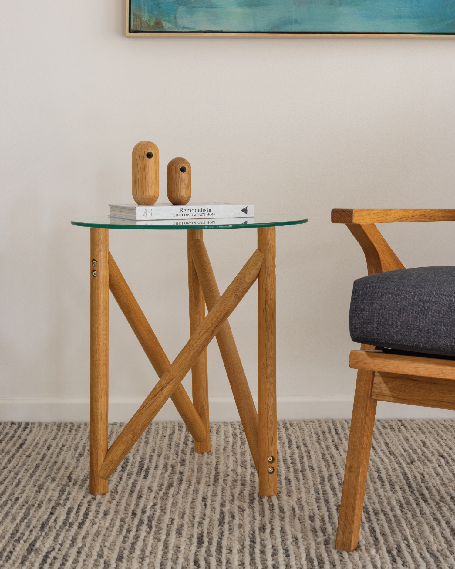 Forest Glass Side Table