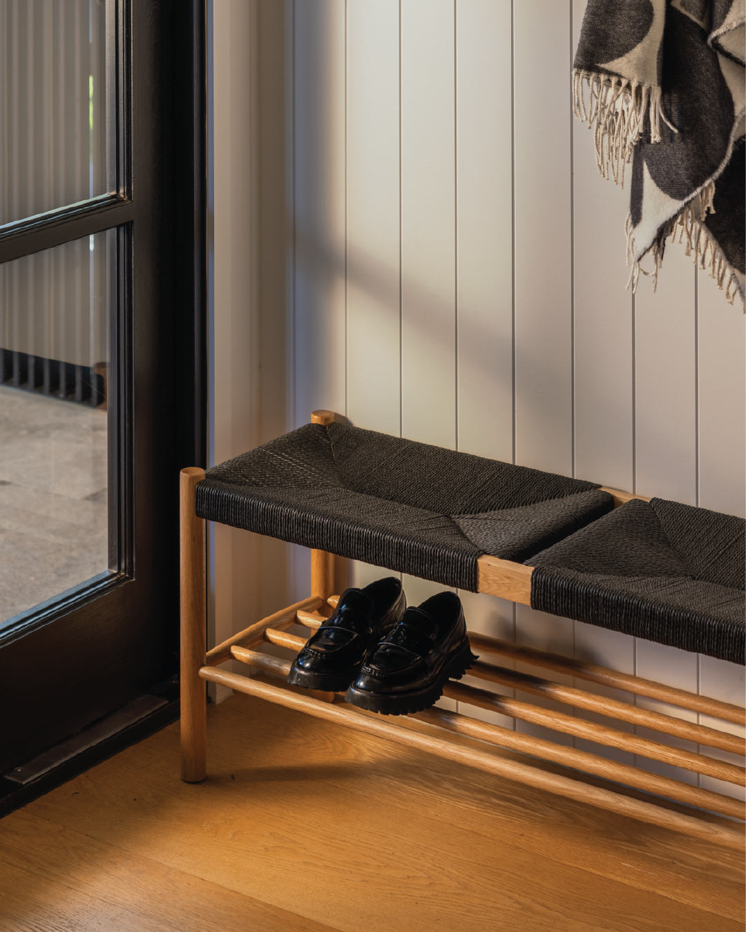Forest Paper Cord Bench