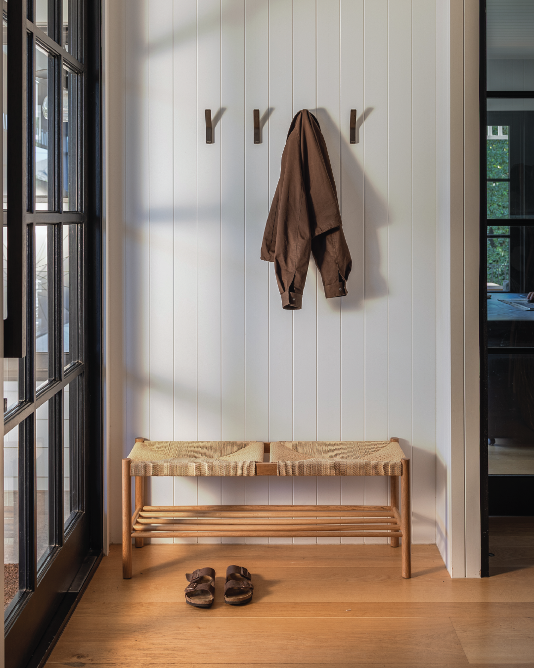 Forest Paper Cord Bench