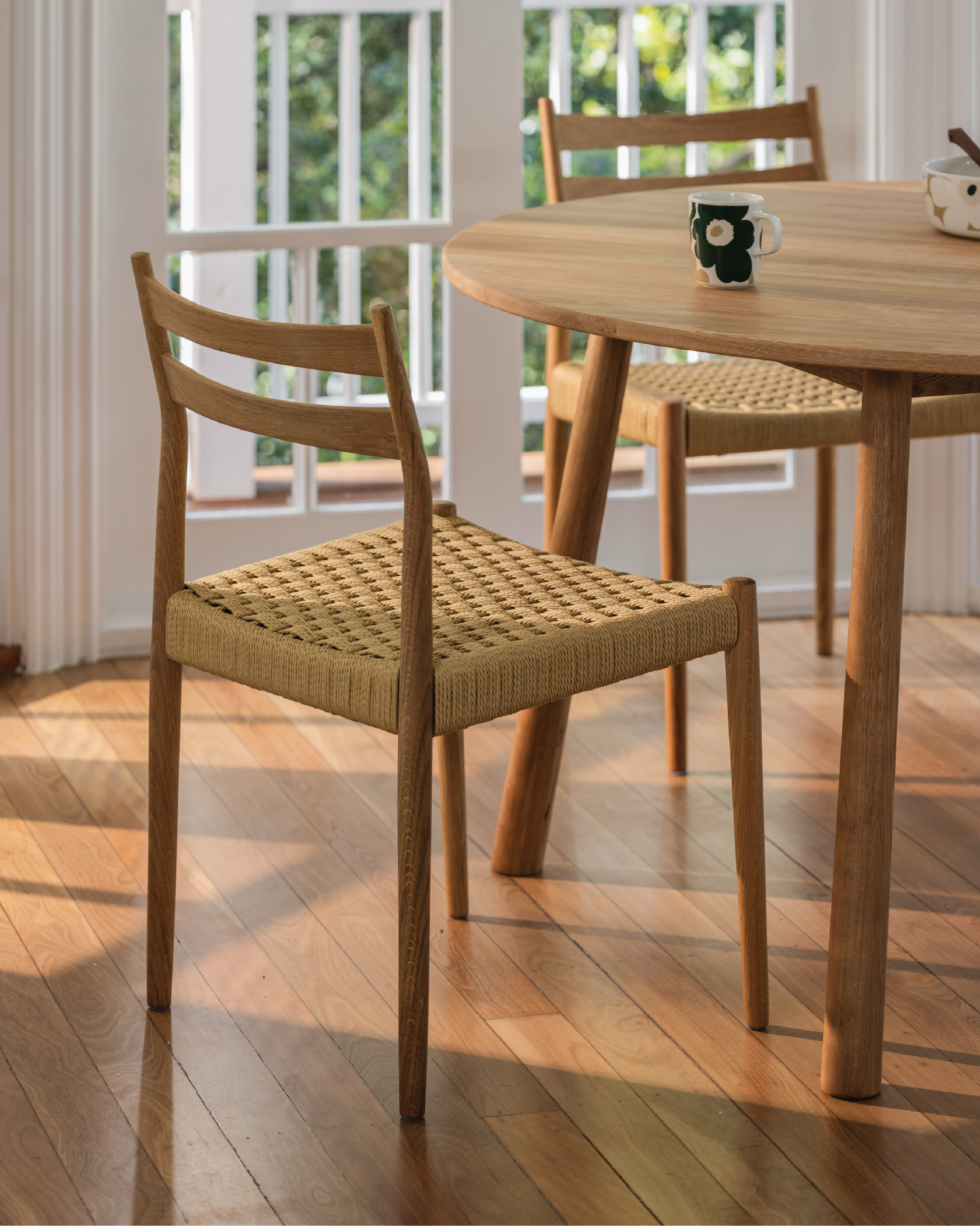 Forest Paper Cord Dining Chair