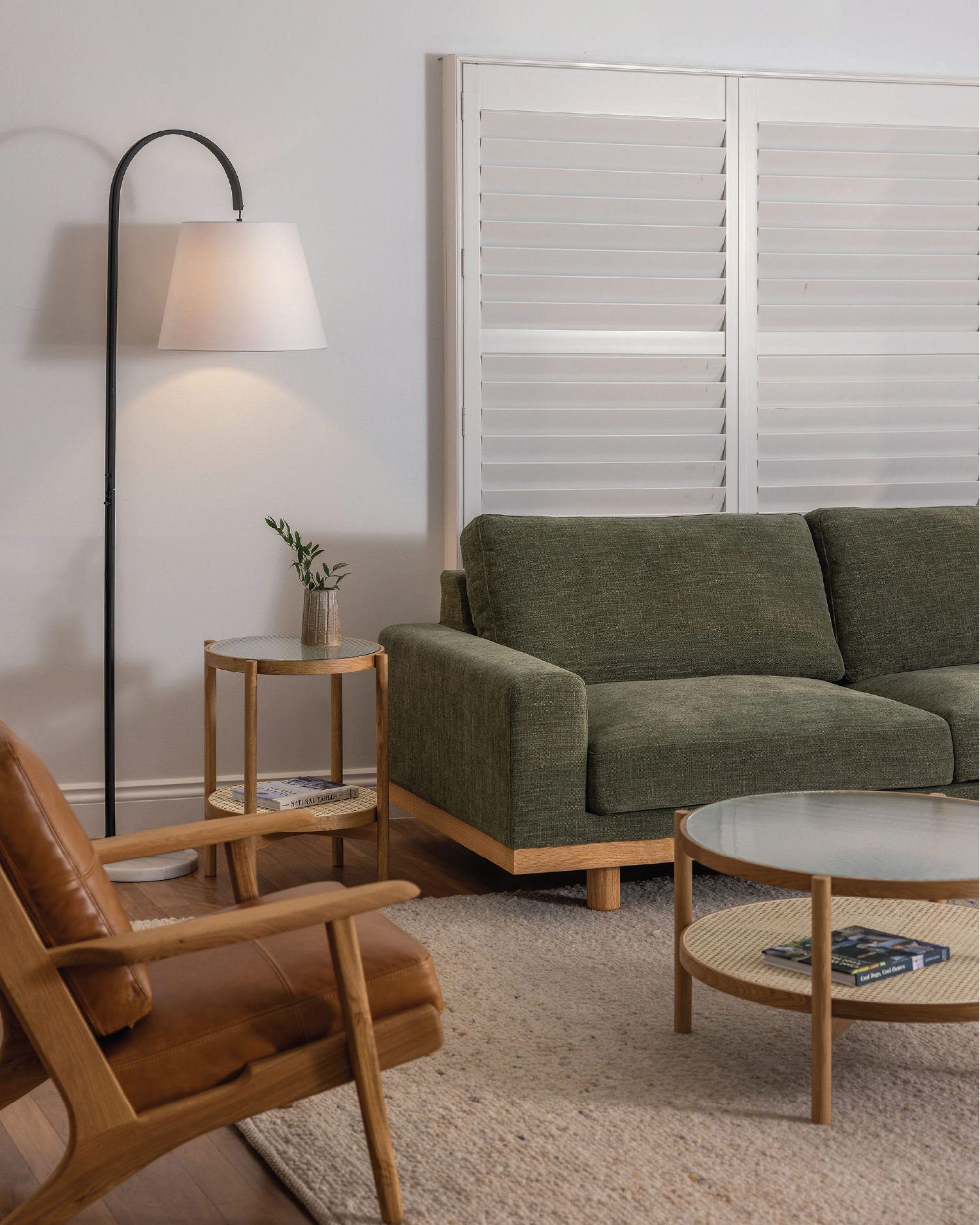 Forest Round Rattan Side Table