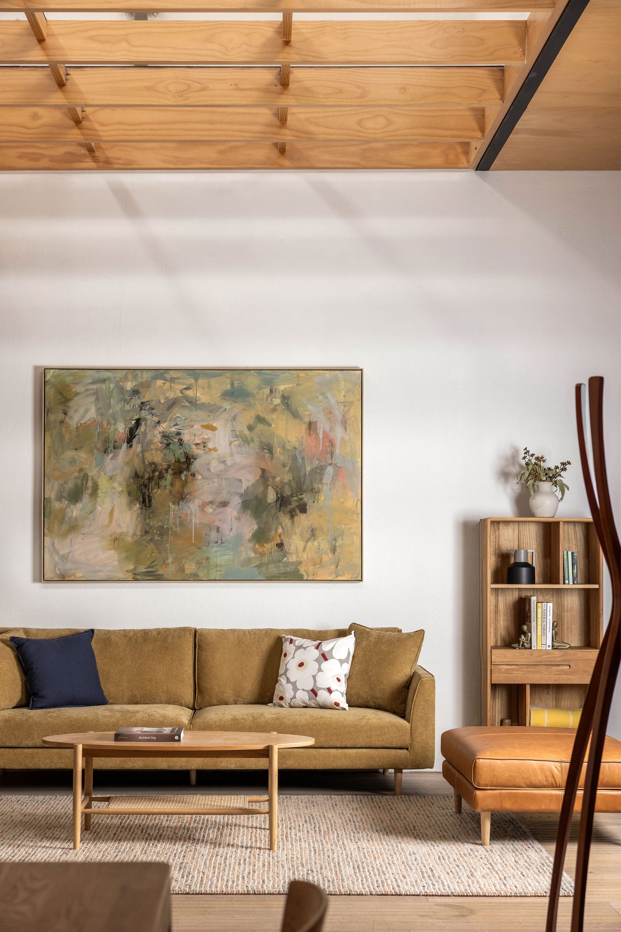 Narvik 4 Seat Sofa Butterscotch Upholstery