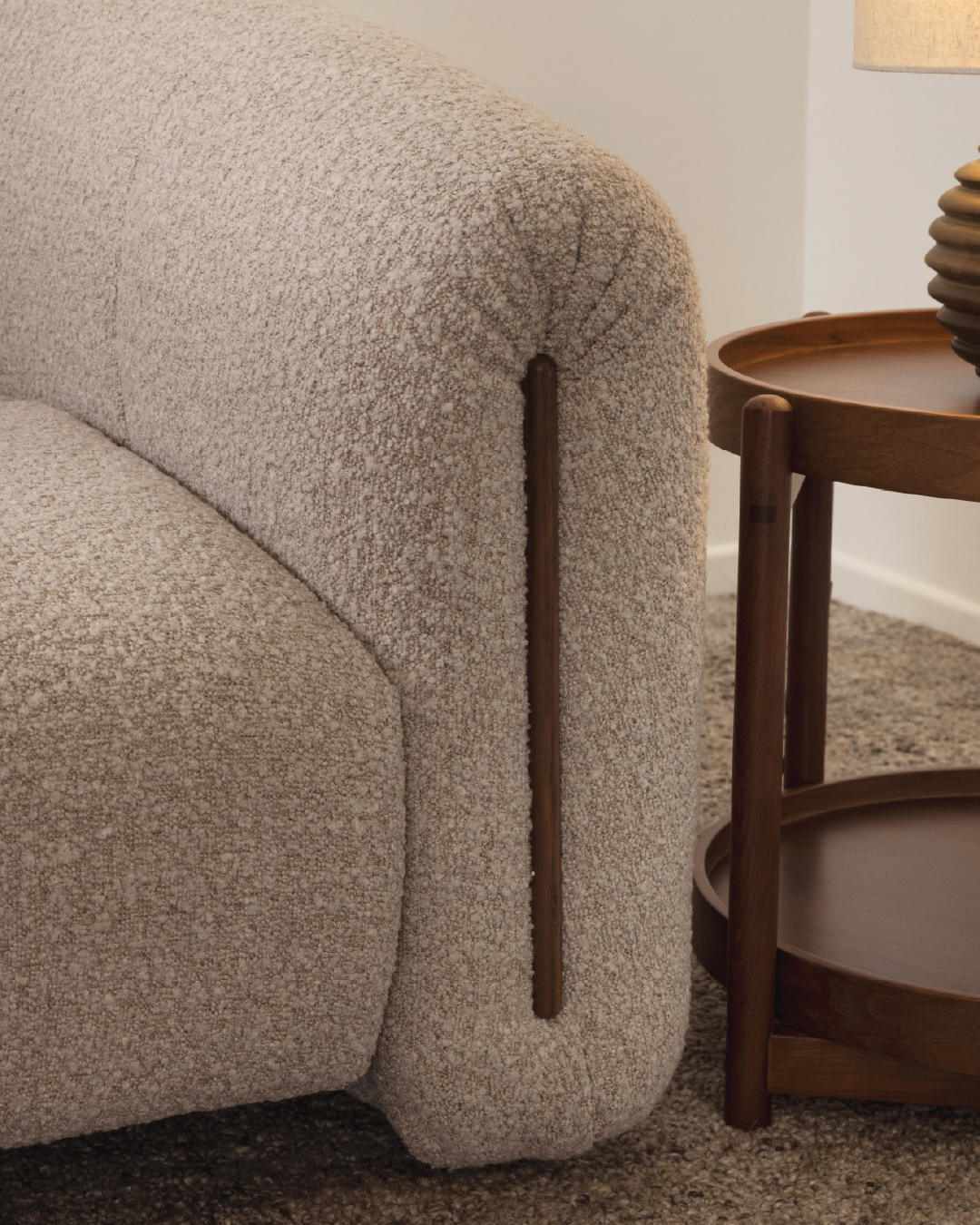 Kurva 3 Seat Sofa Soft Truffle