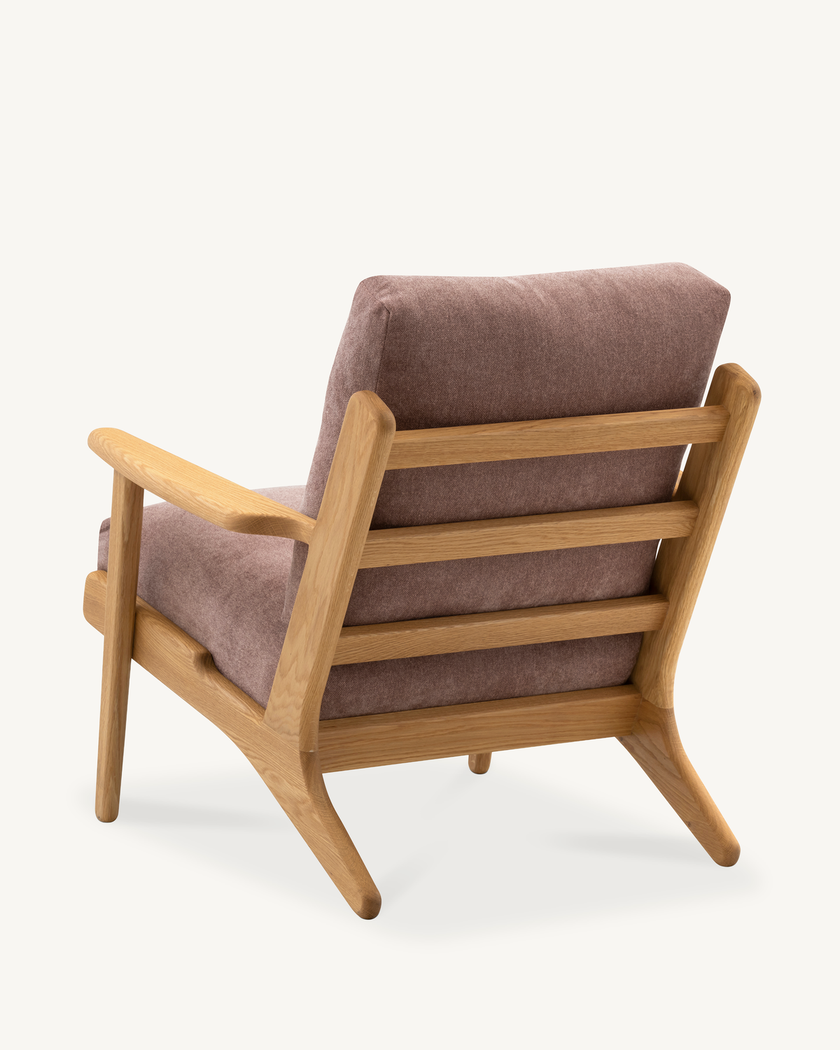 Map Armchair - Oak & Fabric