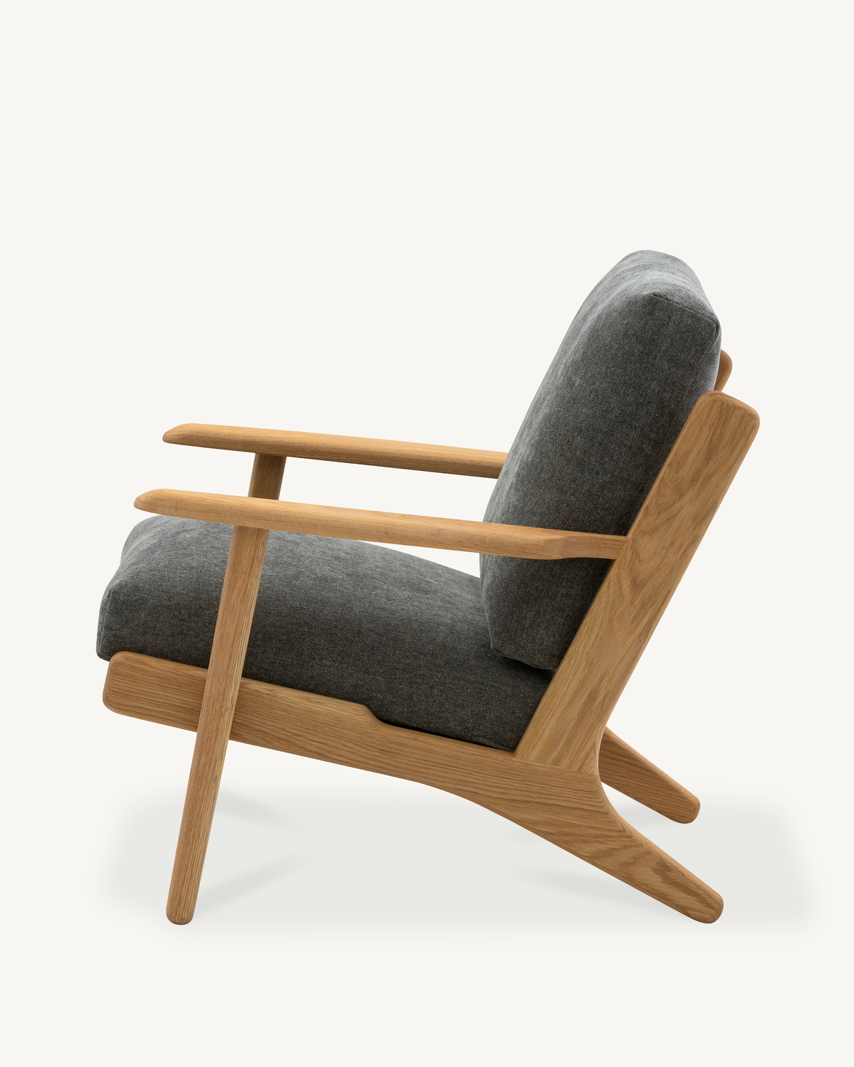 Map Armchair - Oak & Fabric