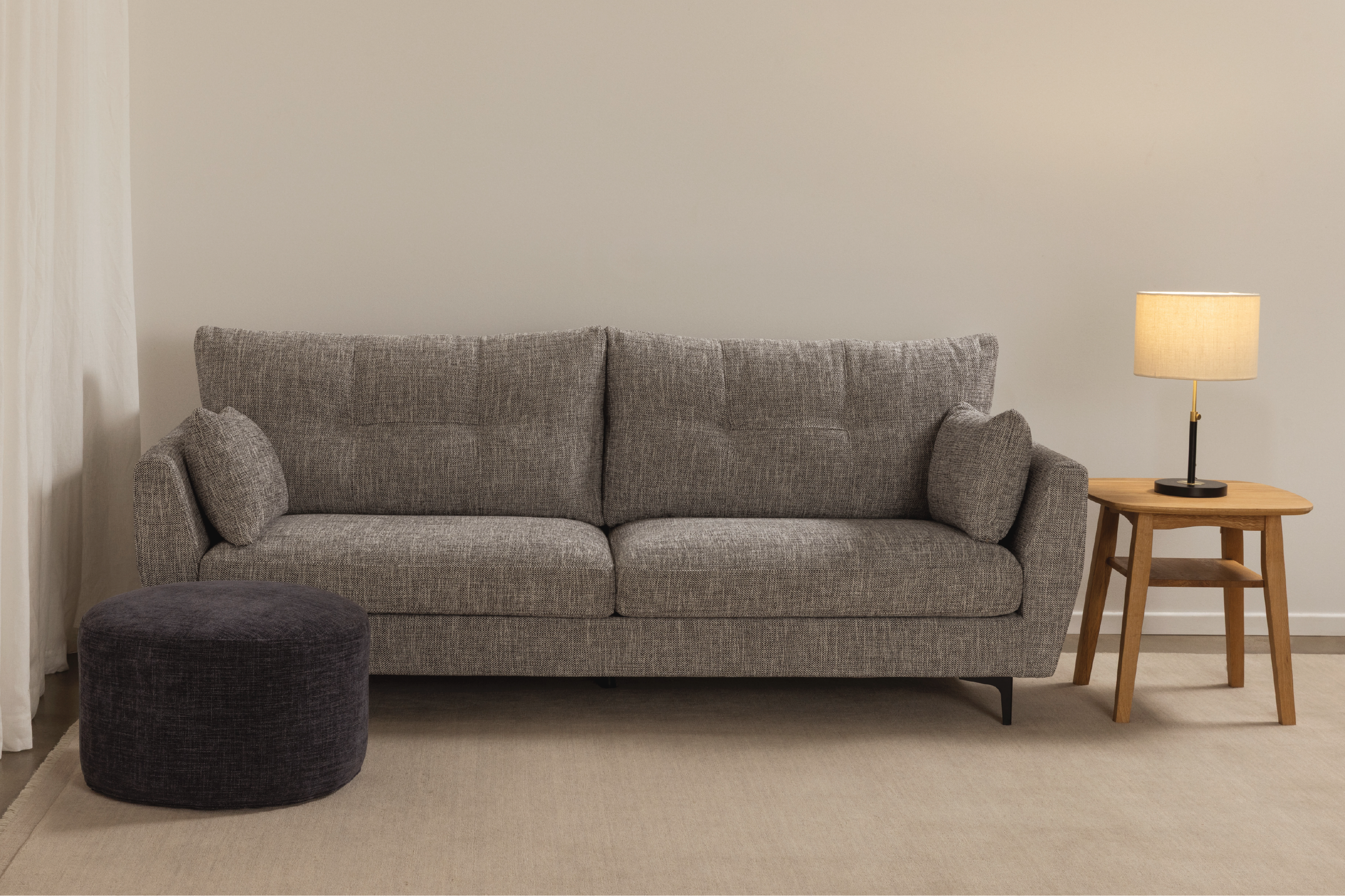 Metsa Sofa Large Ottoman Blue Smoke