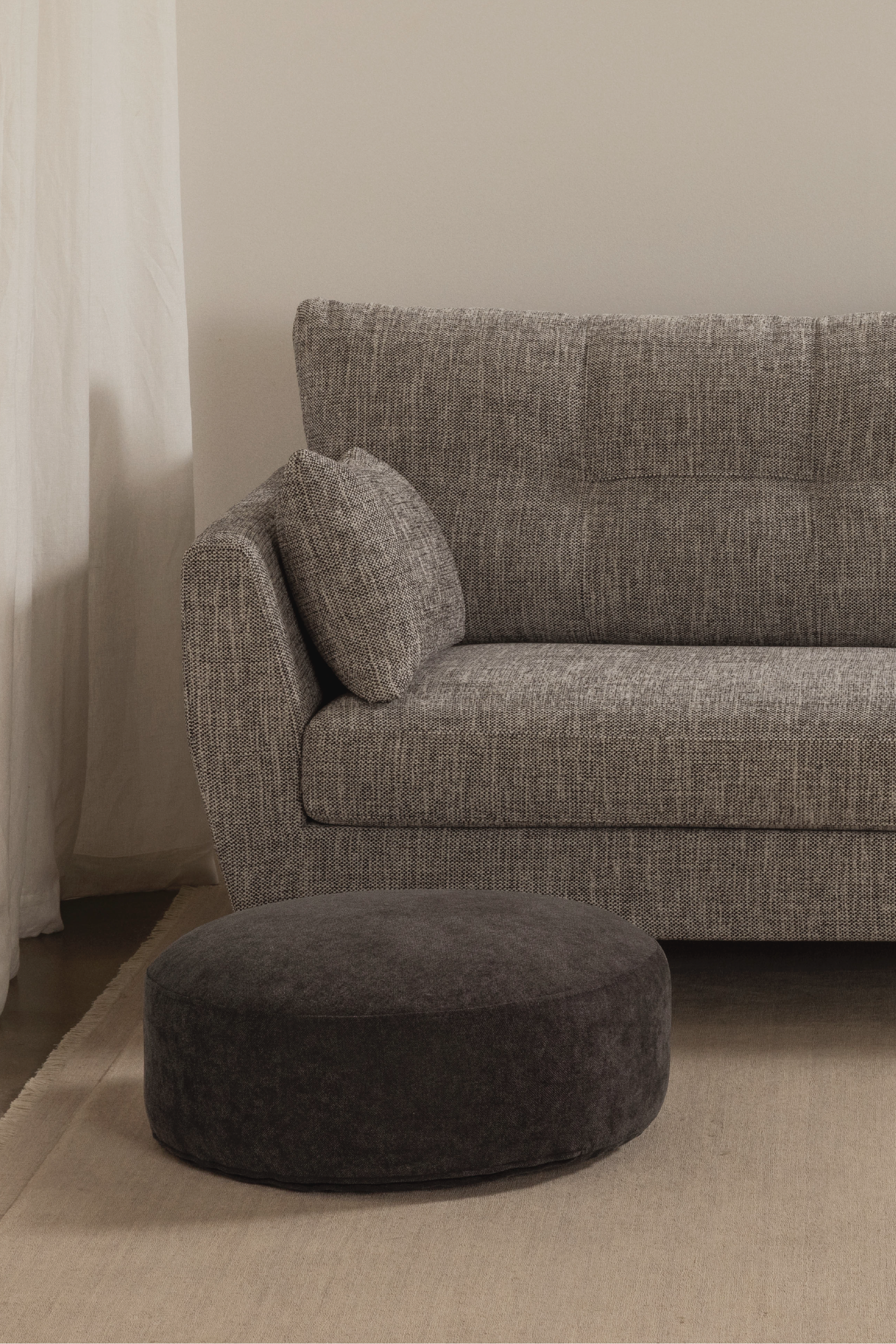 Metsa Sofa Small Ottoman Shadow