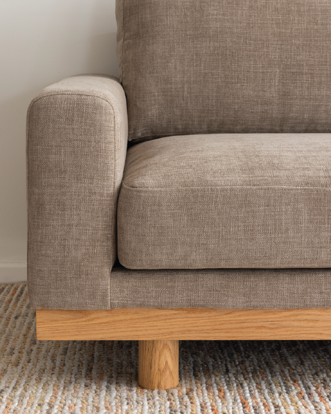 Metsa 2 Seat Sofa - Almond