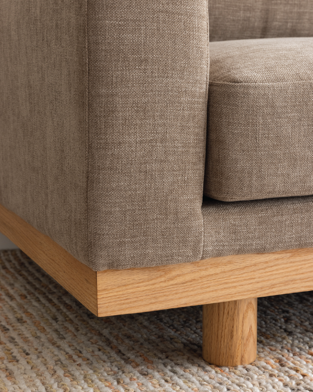 Metsa 2 Seat Sofa - Almond