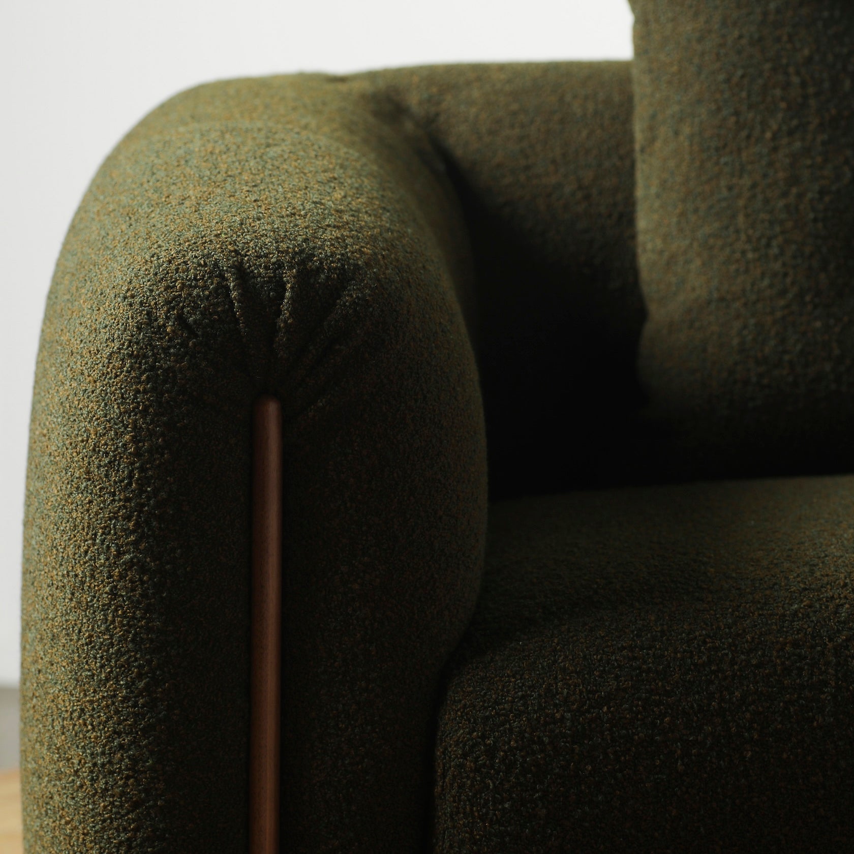 Kurva 3 Seat Sofa Moss