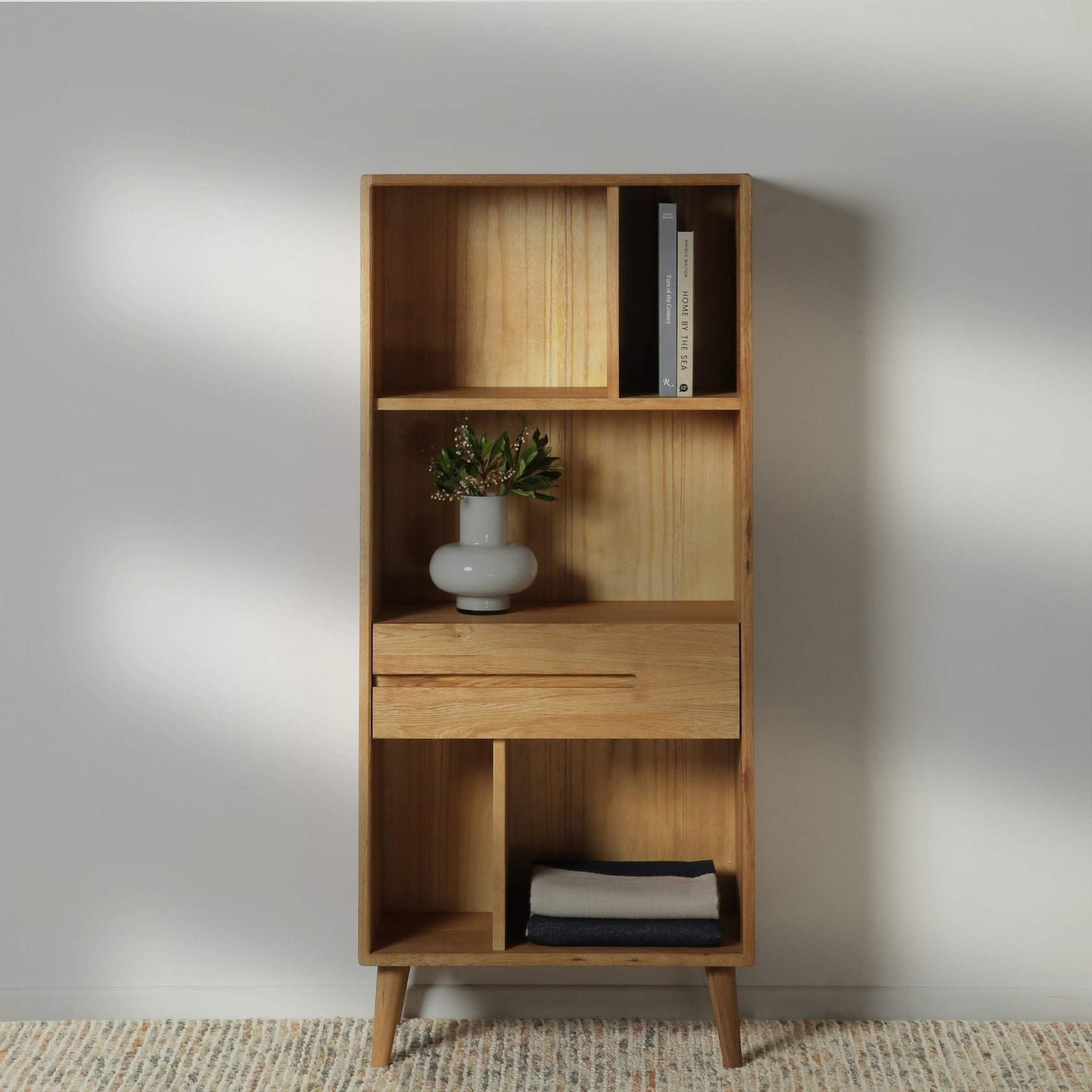Forest 01 Oak Mid-Century Cabinet