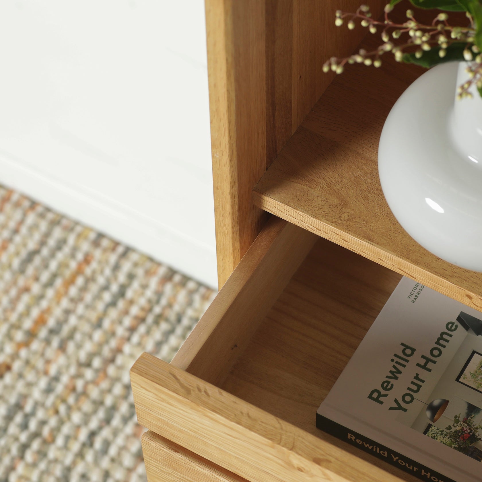 Forest 01 Oak Mid-Century Cabinet