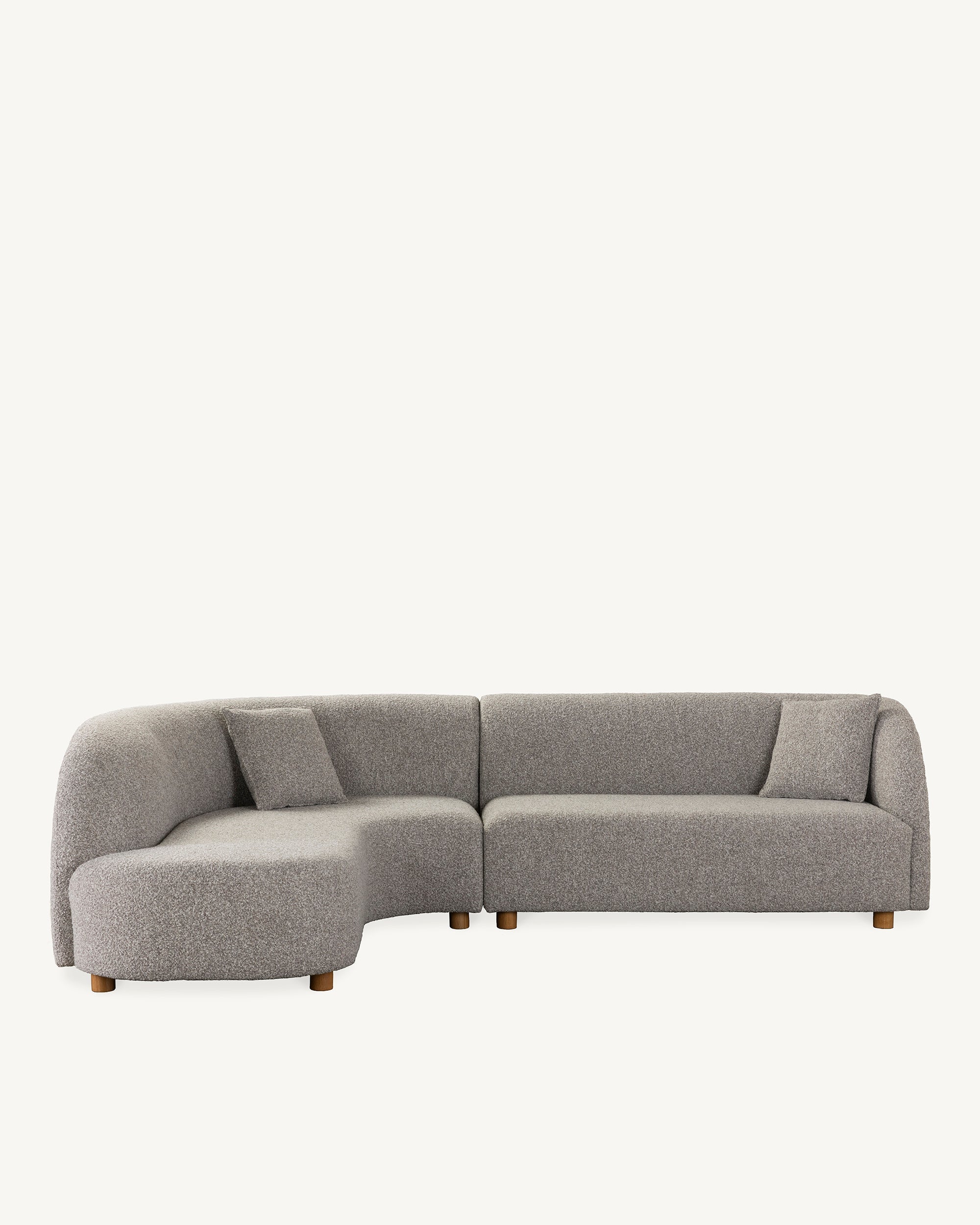 Arc Modular Sofa Right Chaise Pumice