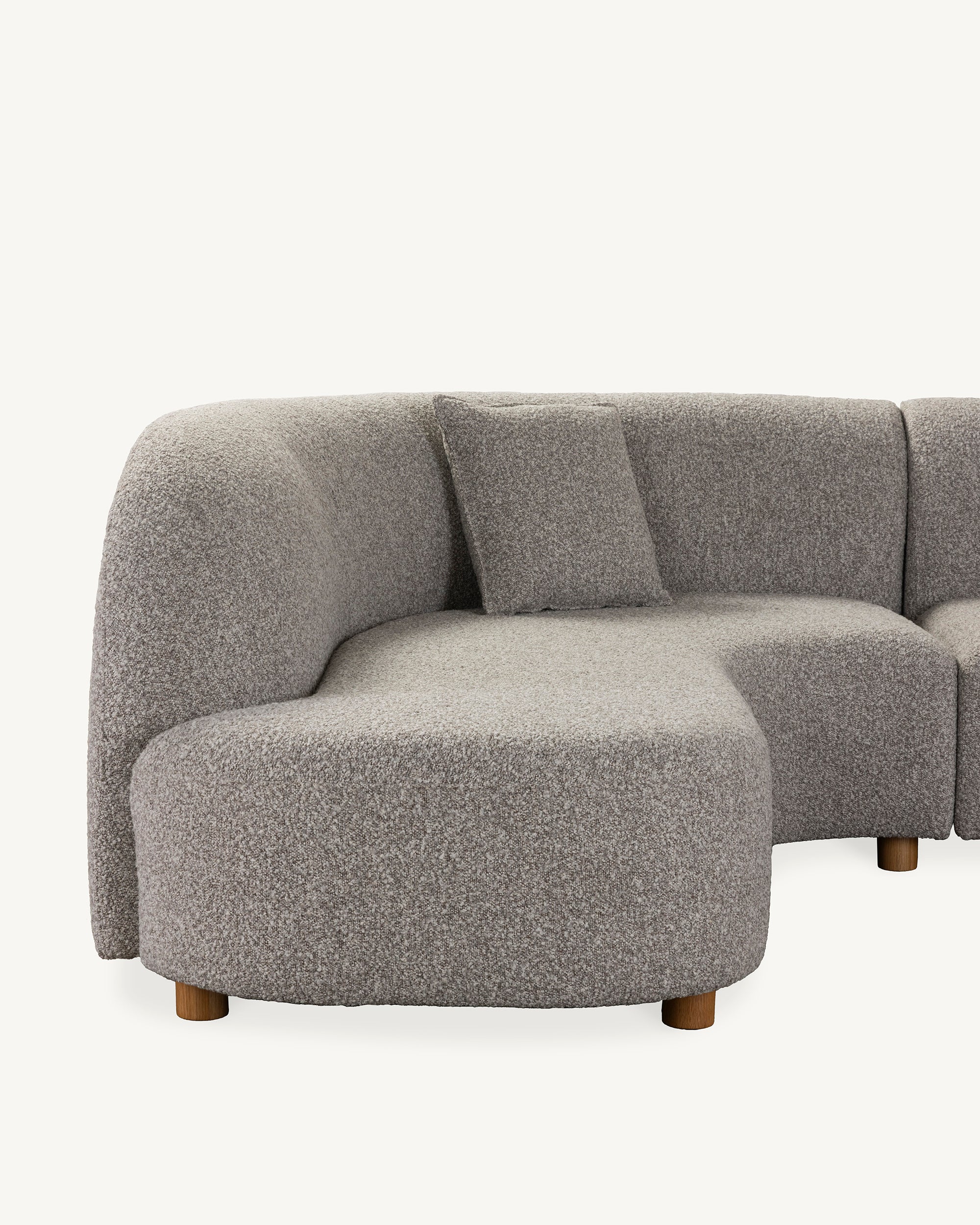 Arc Modular Sofa Right Chaise Pumice