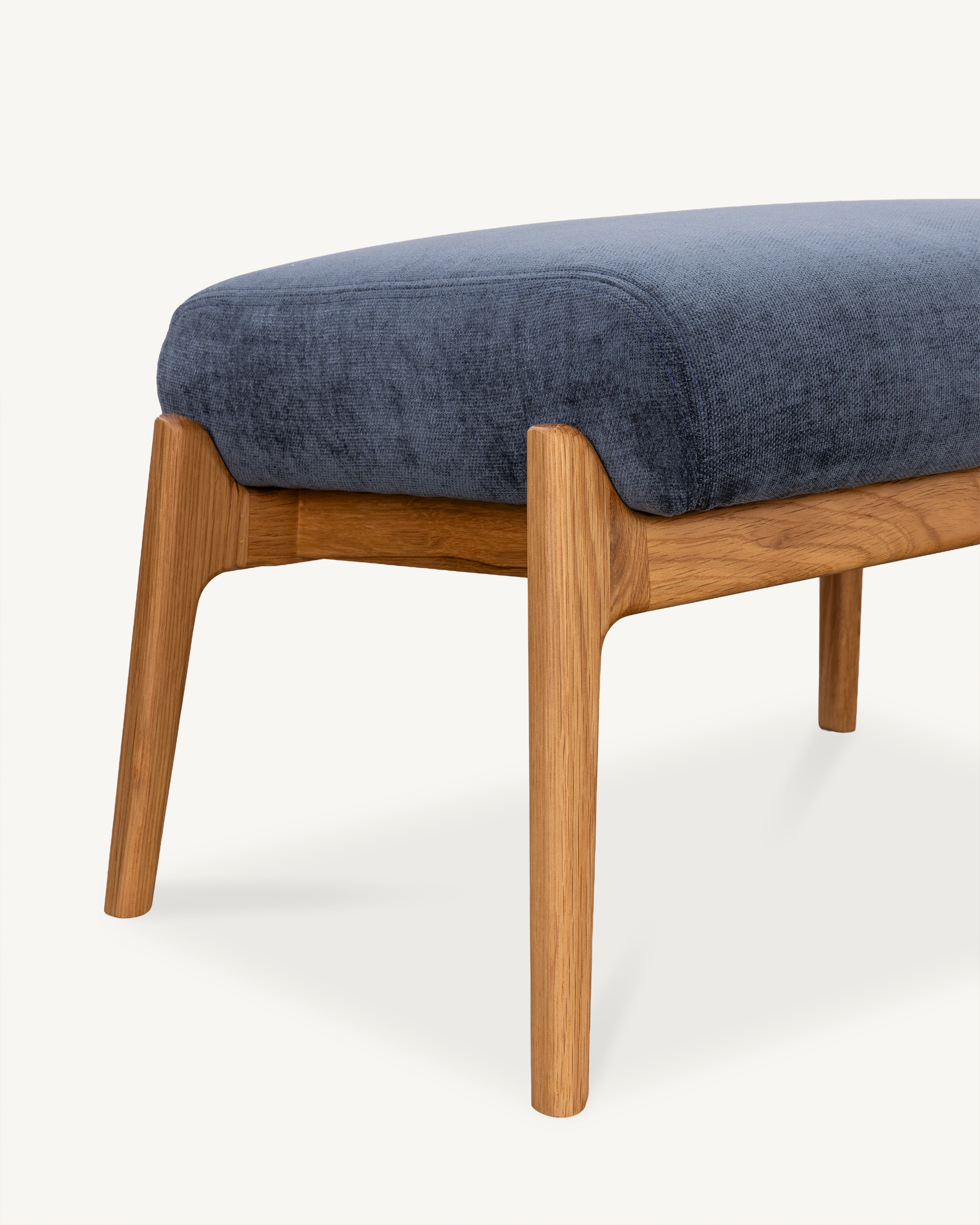 Arna Foot Stool - Baltic Blue