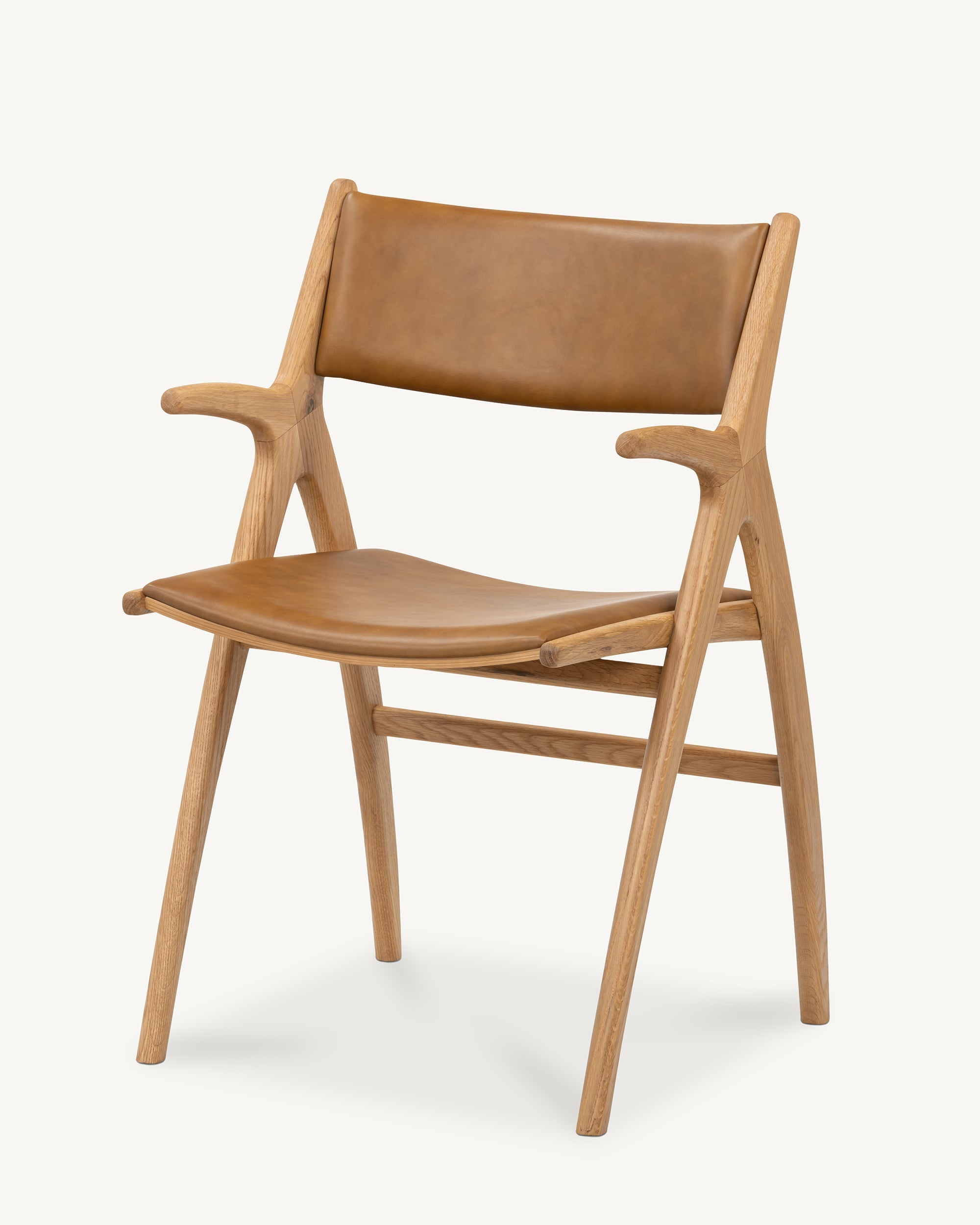 Arna 03 Camel Leather Dining Chair