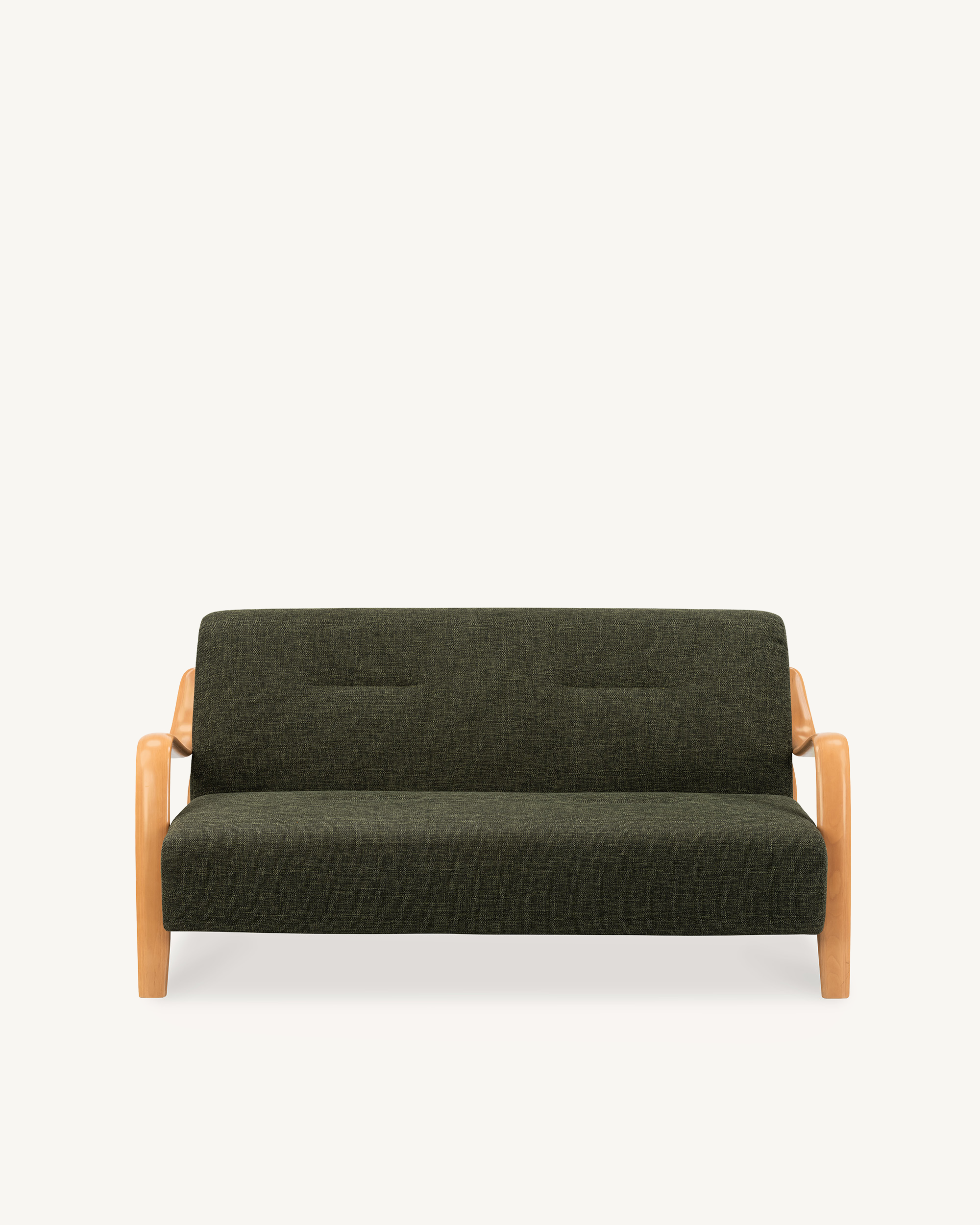 Beech Sofa 2 Seater - Forest Green - Special Order