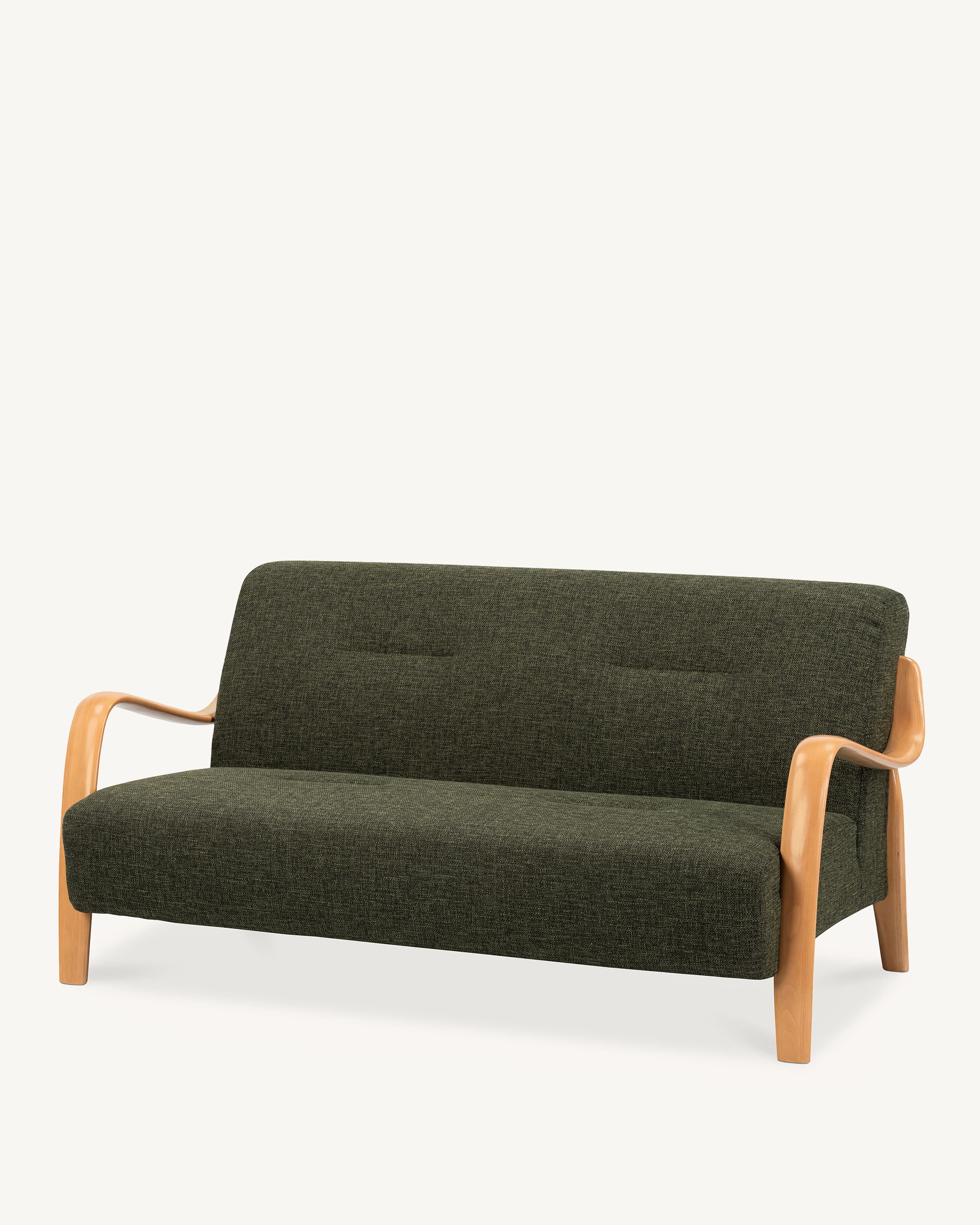 Beech Sofa 2 Seater - Forest Green - Special Order