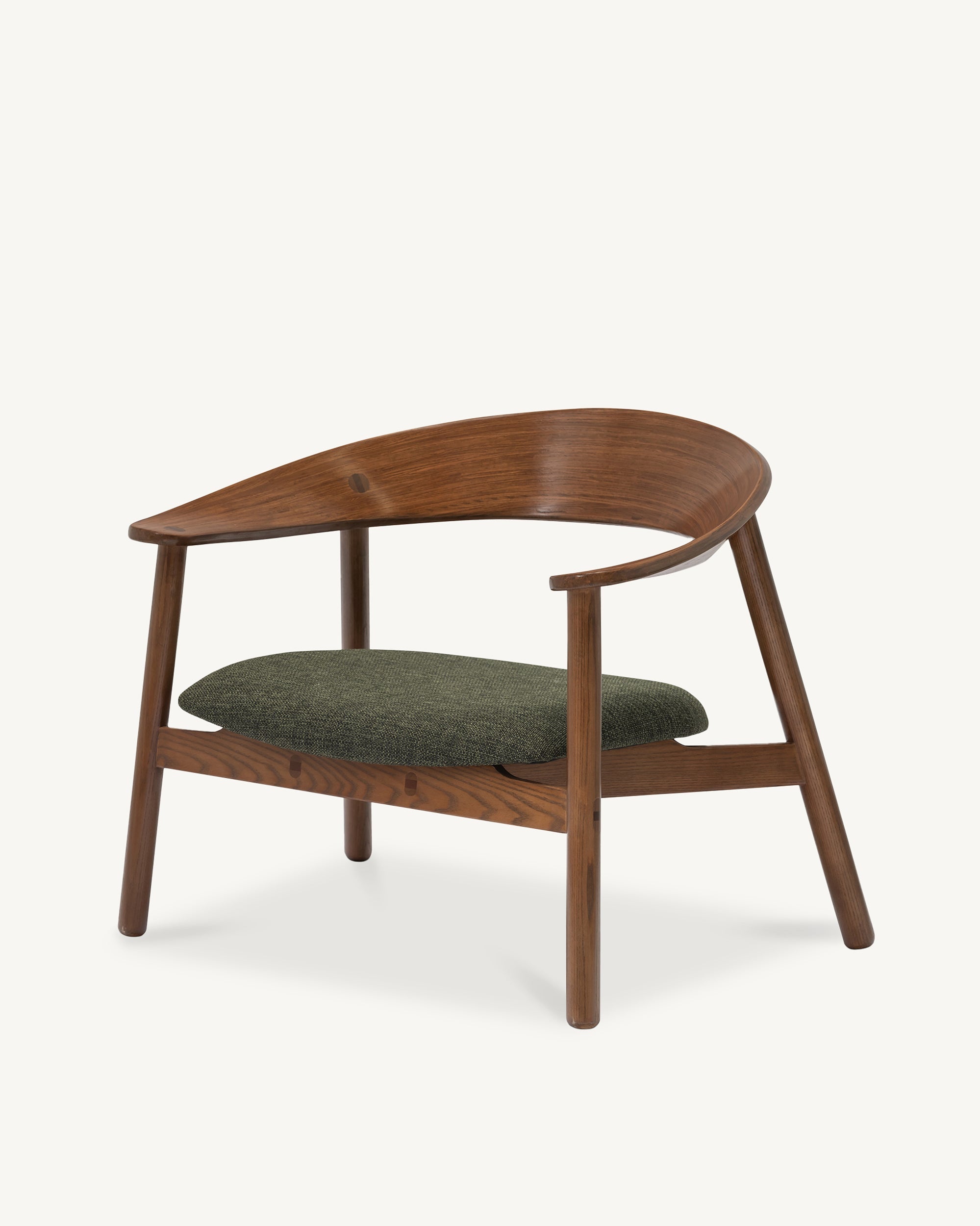 Bentwood Arm Chair - Forest Green