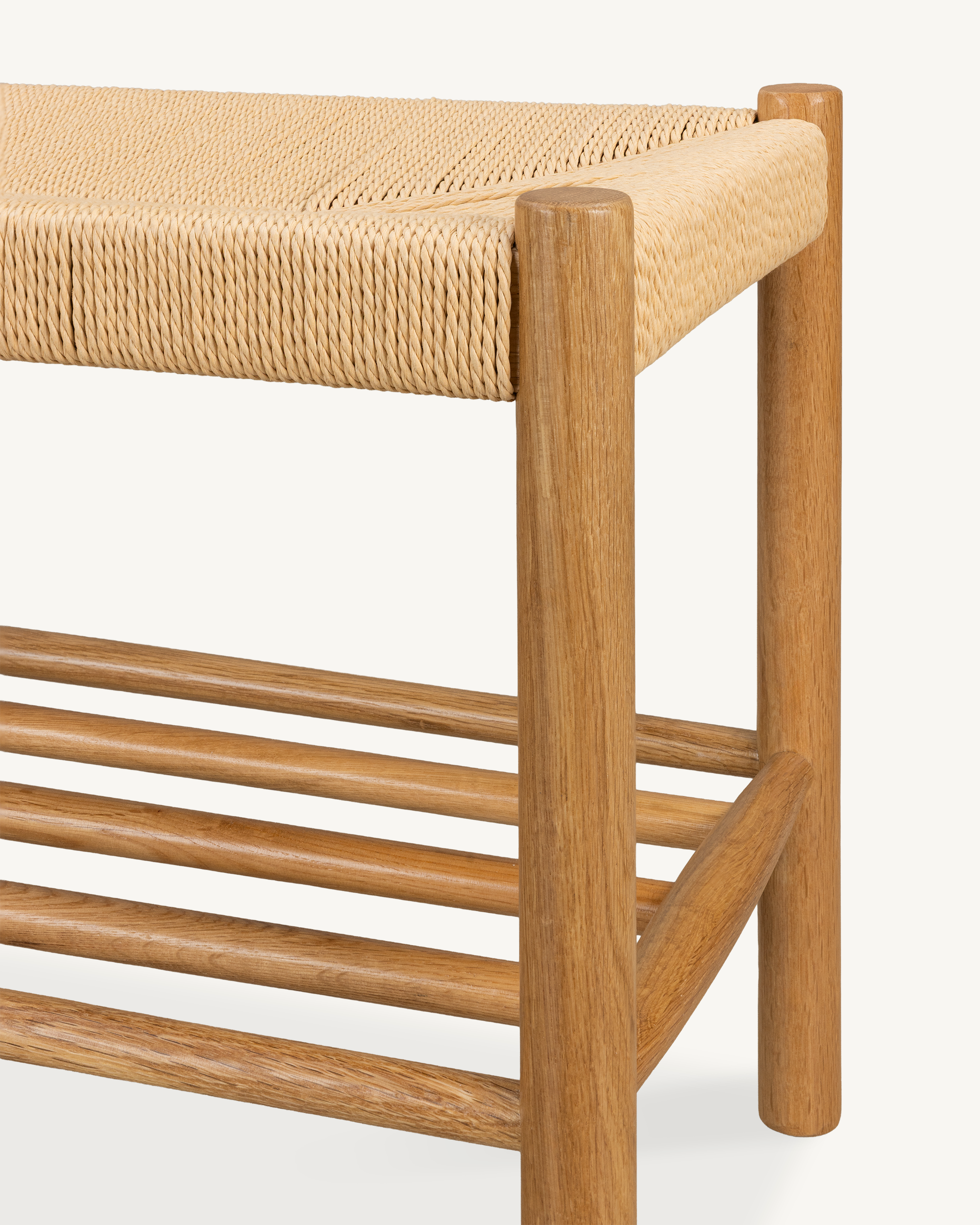 Forest Paper Cord Bench