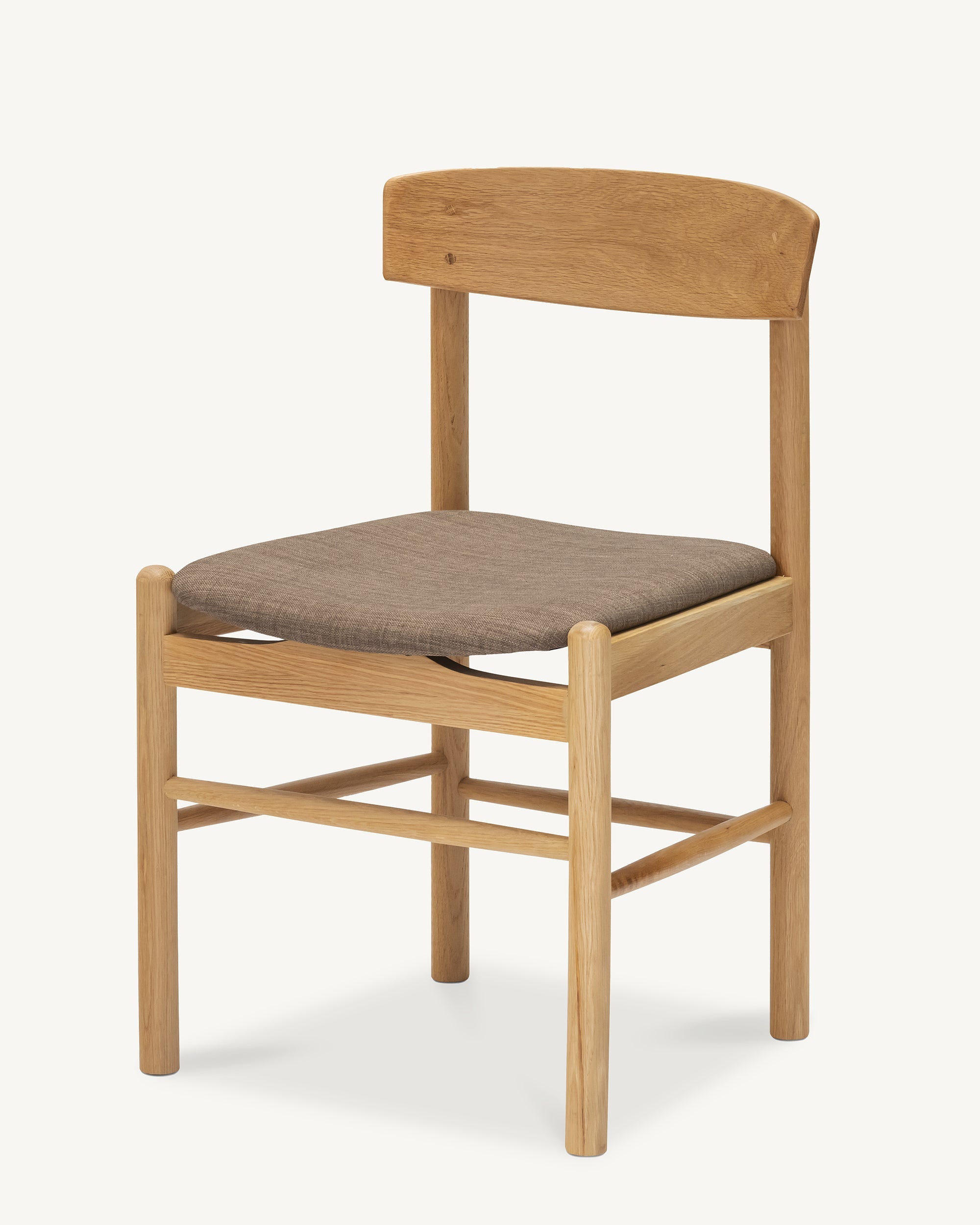 Forest 02 Mocha Upholstered Oak Dining Chair