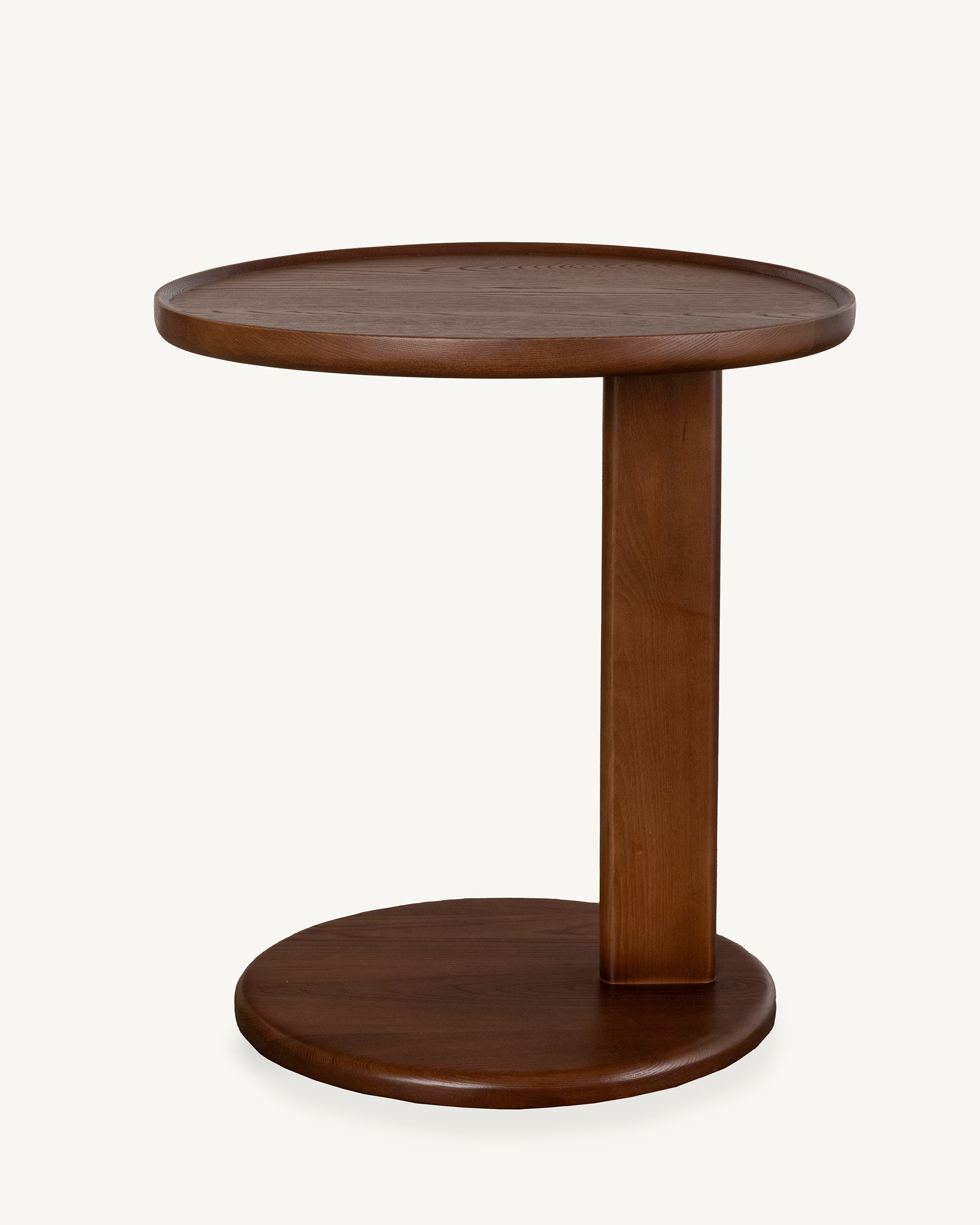 Forma Side Table Solid Elm Walnut