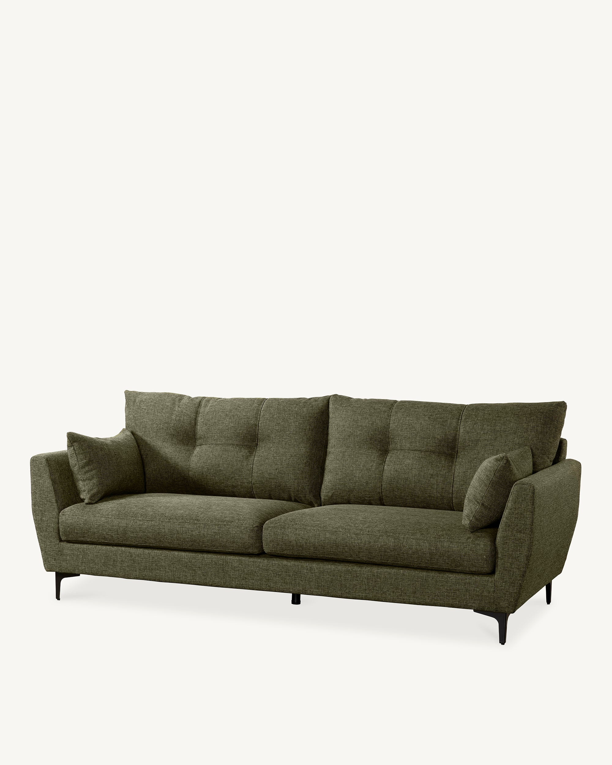 Halmstad 3 Seat Sofa Forest Green Upholstery