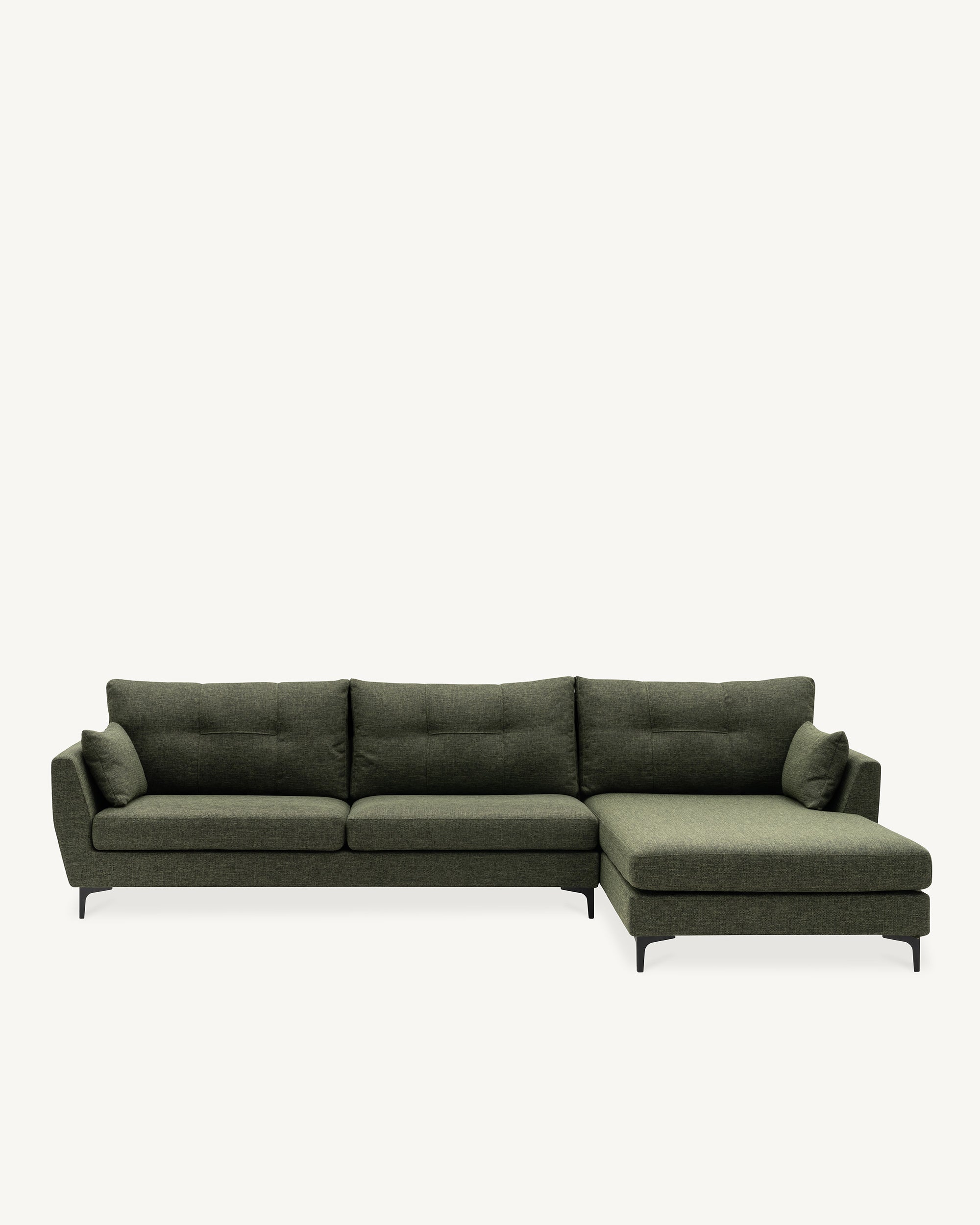 Halmstad Sofa Combination Left Chaise Forest Green