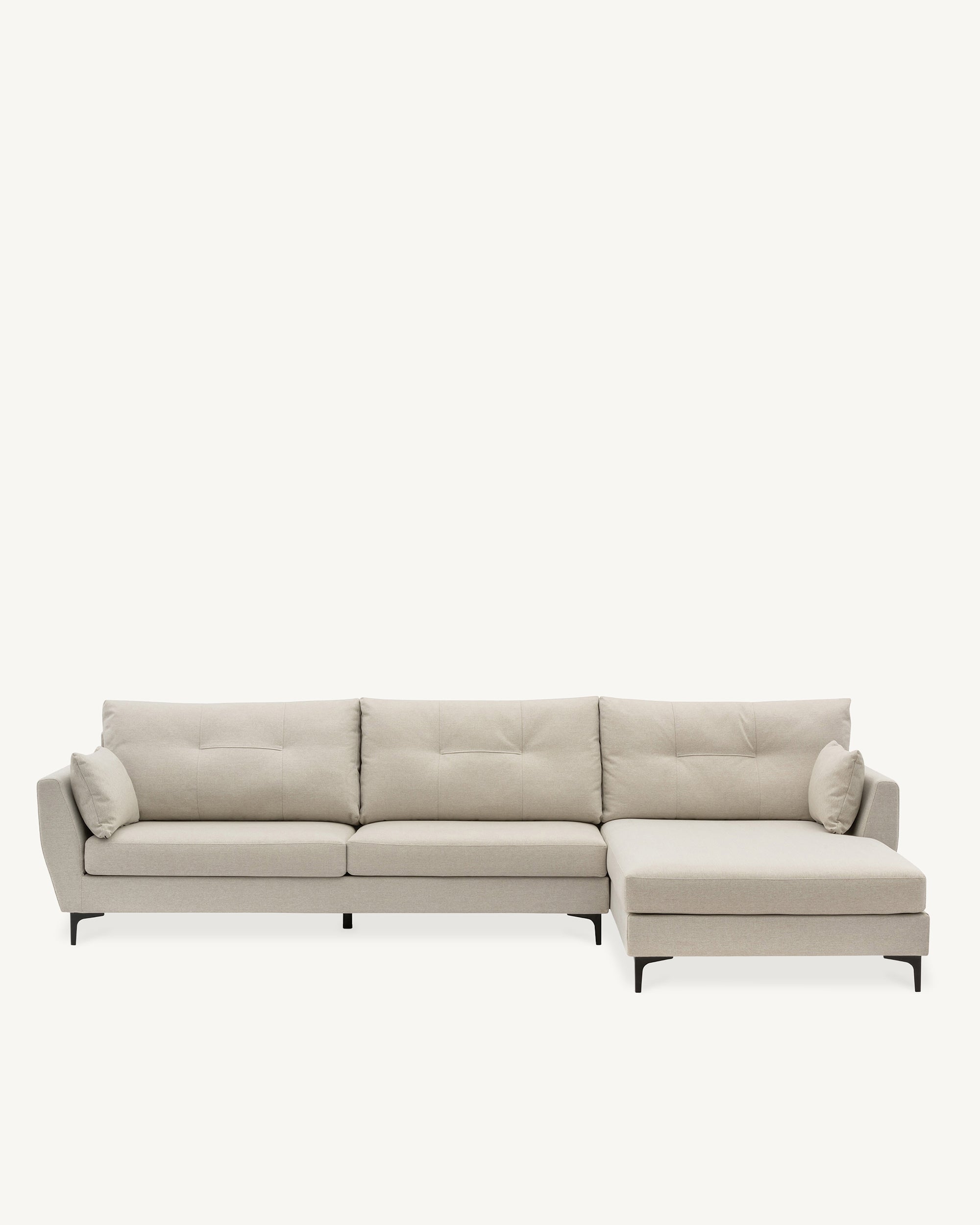 Halmstad Combination Modular Sofa Left Chaise Porcini Upholstery
