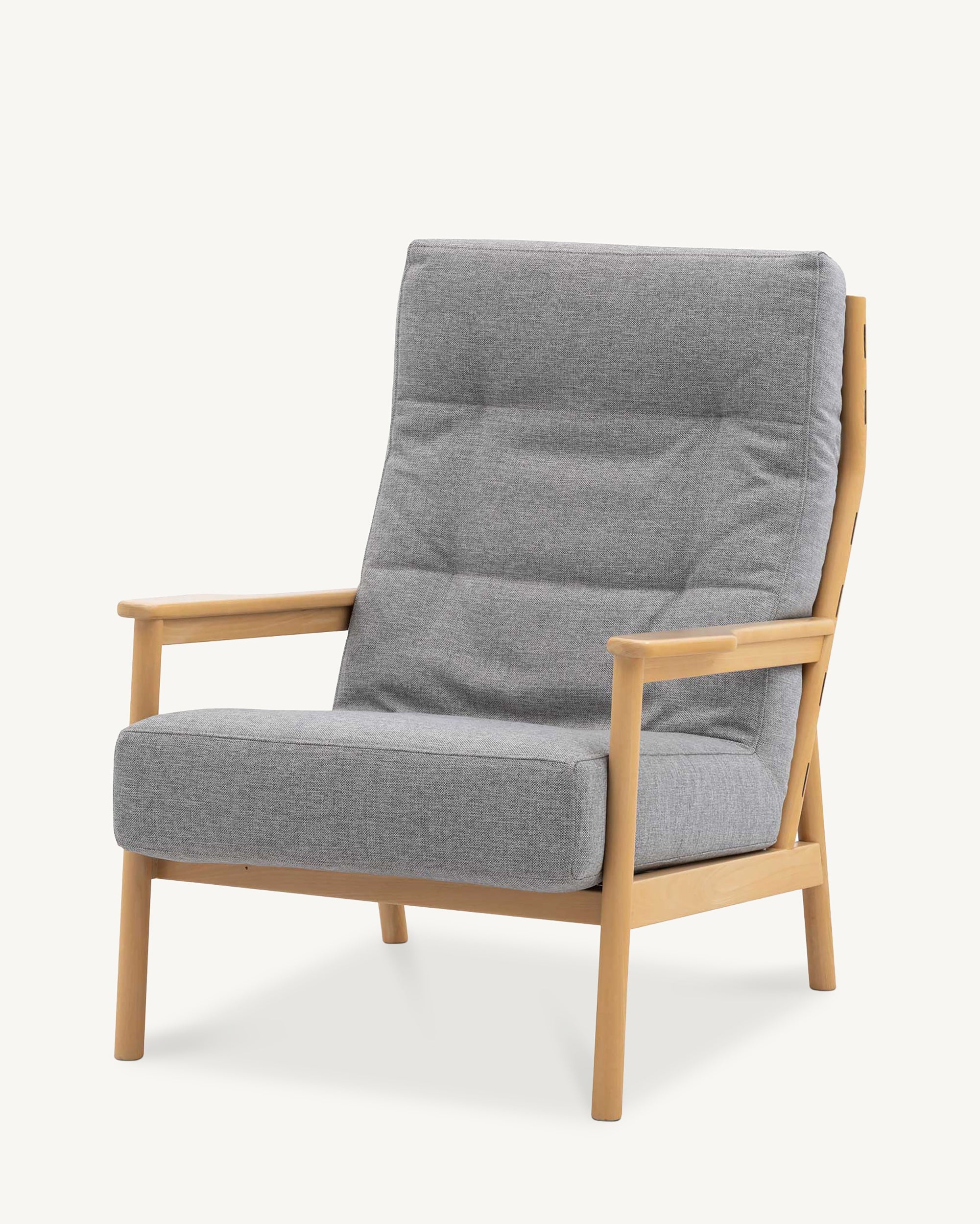Komfort Lounge Chair Peppercorn Upholstery