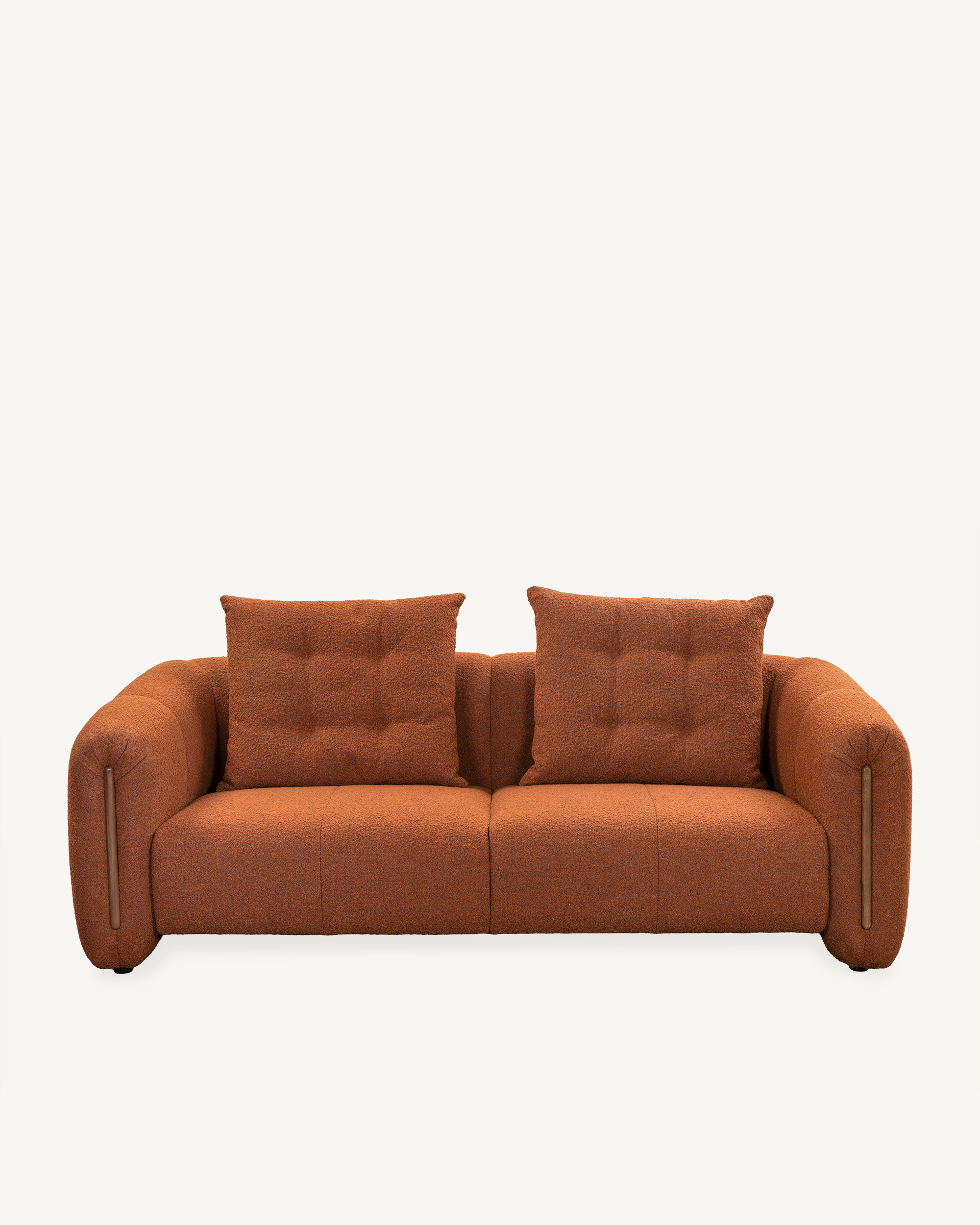 Kurva Sofa 2 Seat - Burnt Orange